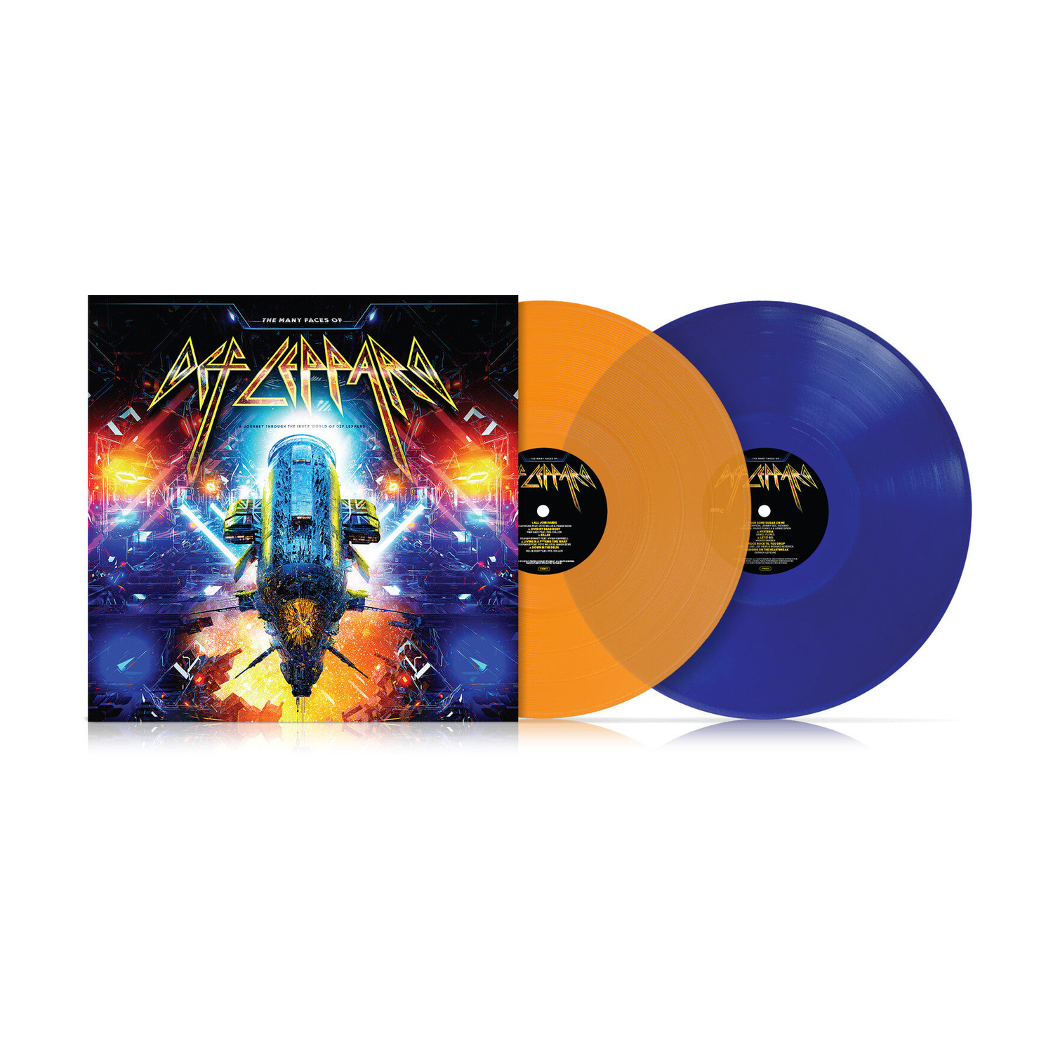 Many Faces of Def Leppard / Var - Orange & Blue - The Many Faces Of Def Leppard / Various - Orange & Blue Vinyl 2xLP (Orange Vinyl)