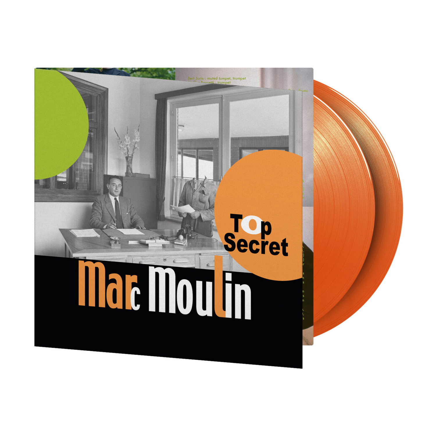 Marc Moulin - Top Secret - Limited & Expanded, Gatefold 180 2xLP (Orange Vinyl)