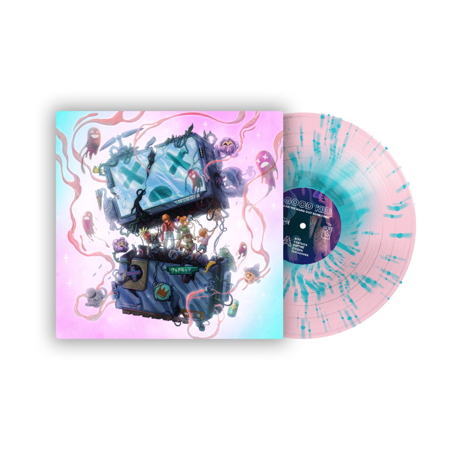 Good Kid - Can We Hang Out Sometime? - Light Blue in Pink Splatter (Splatter Vinyl)