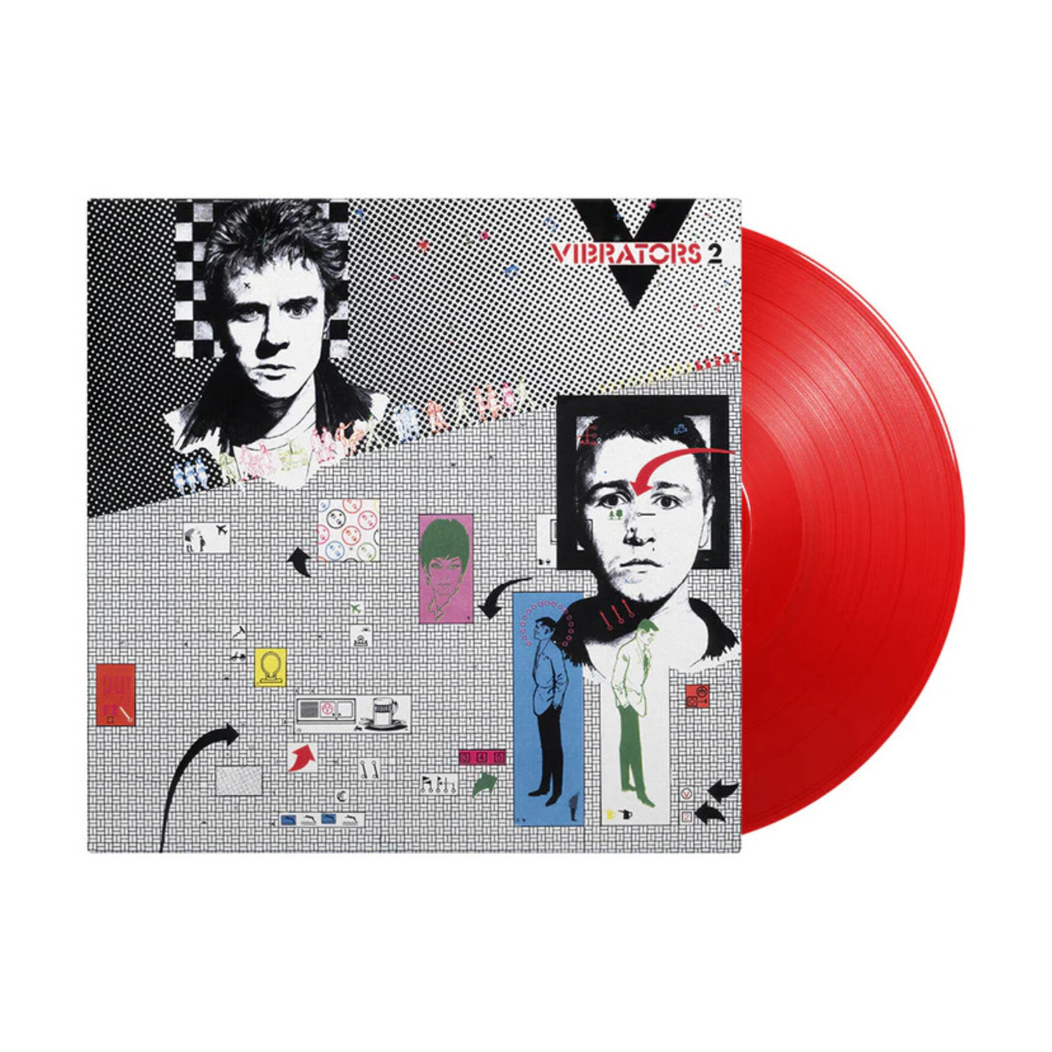 Vibrators - V2 - Limited 180-Gram Translucent Red Colored Vinyl (Red Vinyl)