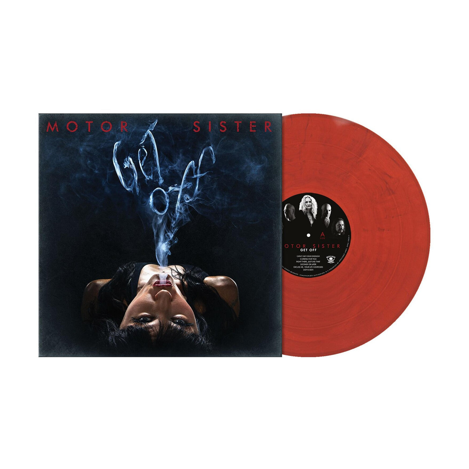Motor Sister - Get Off (Red Vinyl)