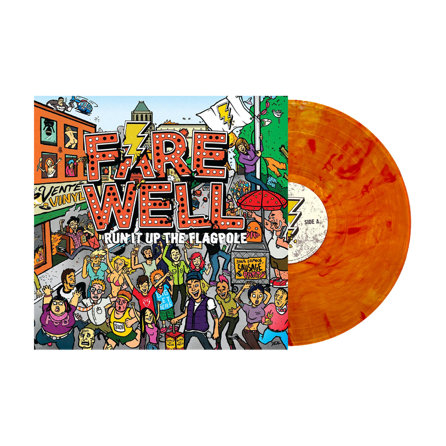 Farewell - Run It Up The Flagpole (Orange Vinyl)