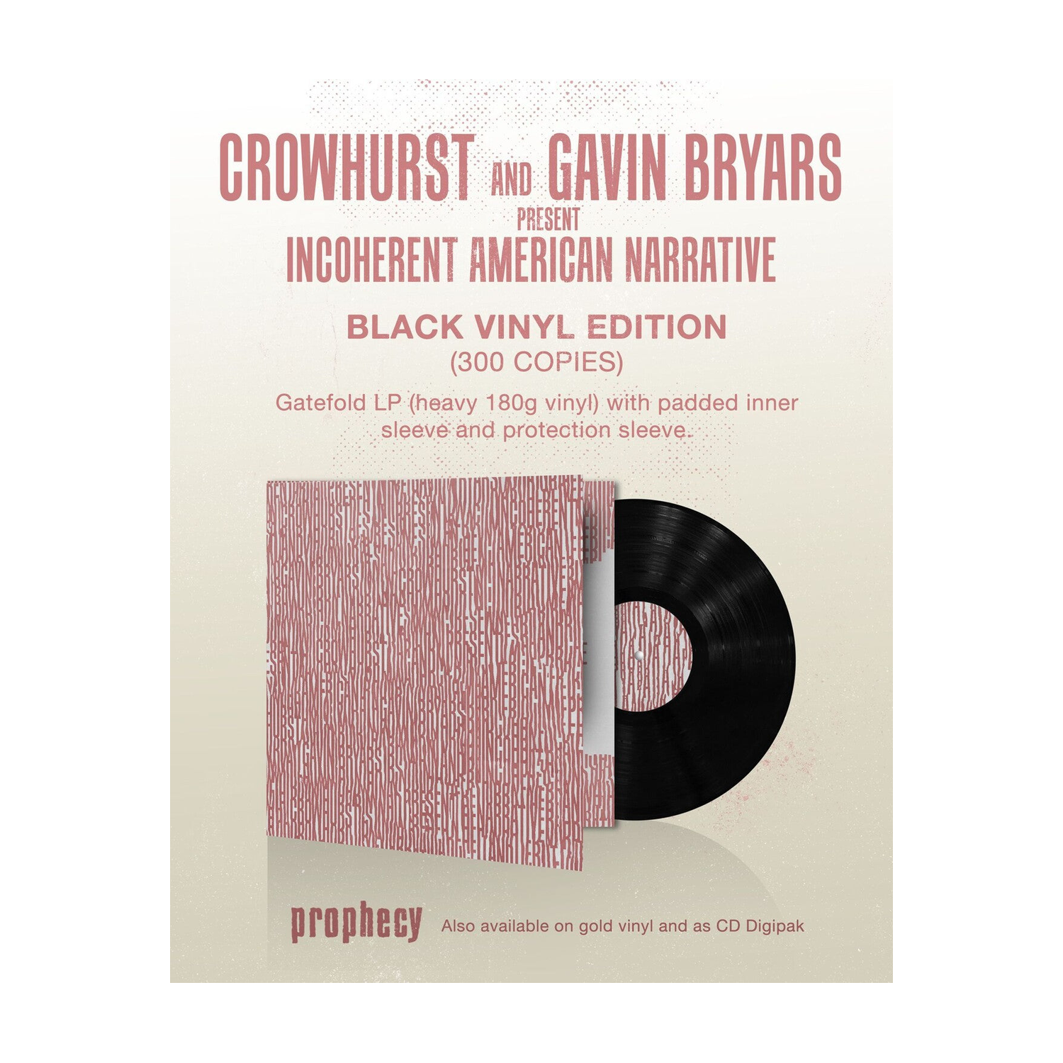 Crowhurst / Gavin Bryars - Crowhurst and Gavin Bryars present Incoherent American Narrative (Limited Edition)