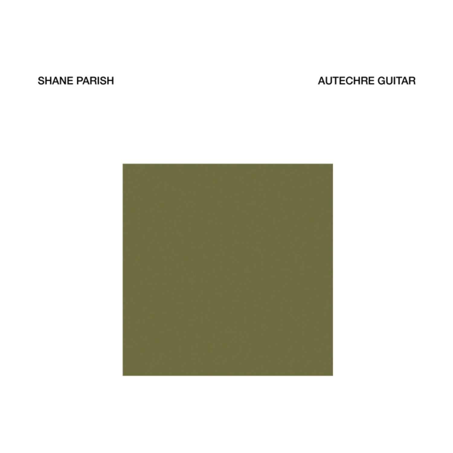 Shane Parish - Autechre Guitar (CD)