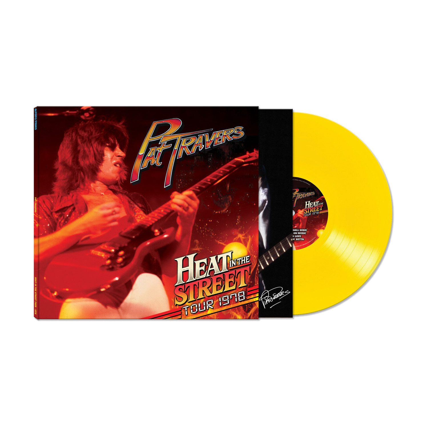 Pat Travers - Heat In The Street Tour - 1978 (Yellow Vinyl)