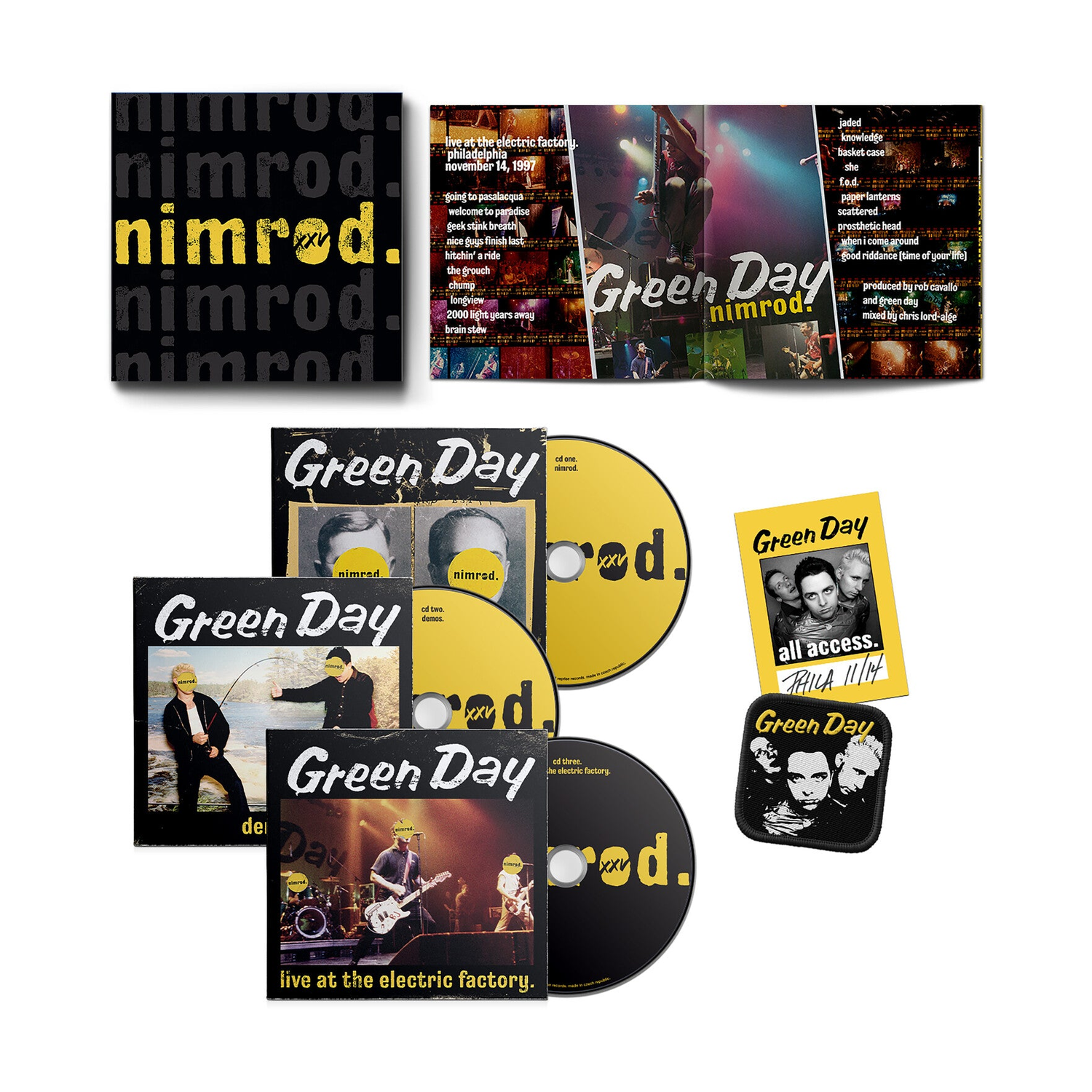 Green Day - Nimrod 3xCD (Anniversary Edition)