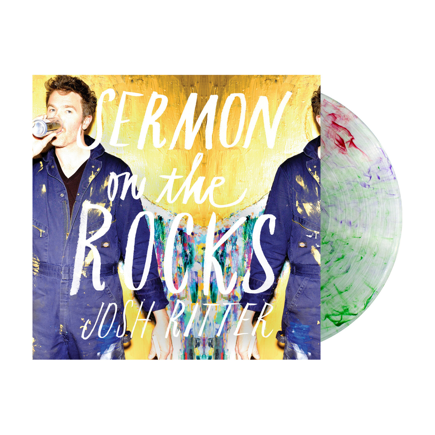Josh Ritter - Sermon On The Rocks [Clear with red, purple, green swirl LP] (Clear Vinyl)
