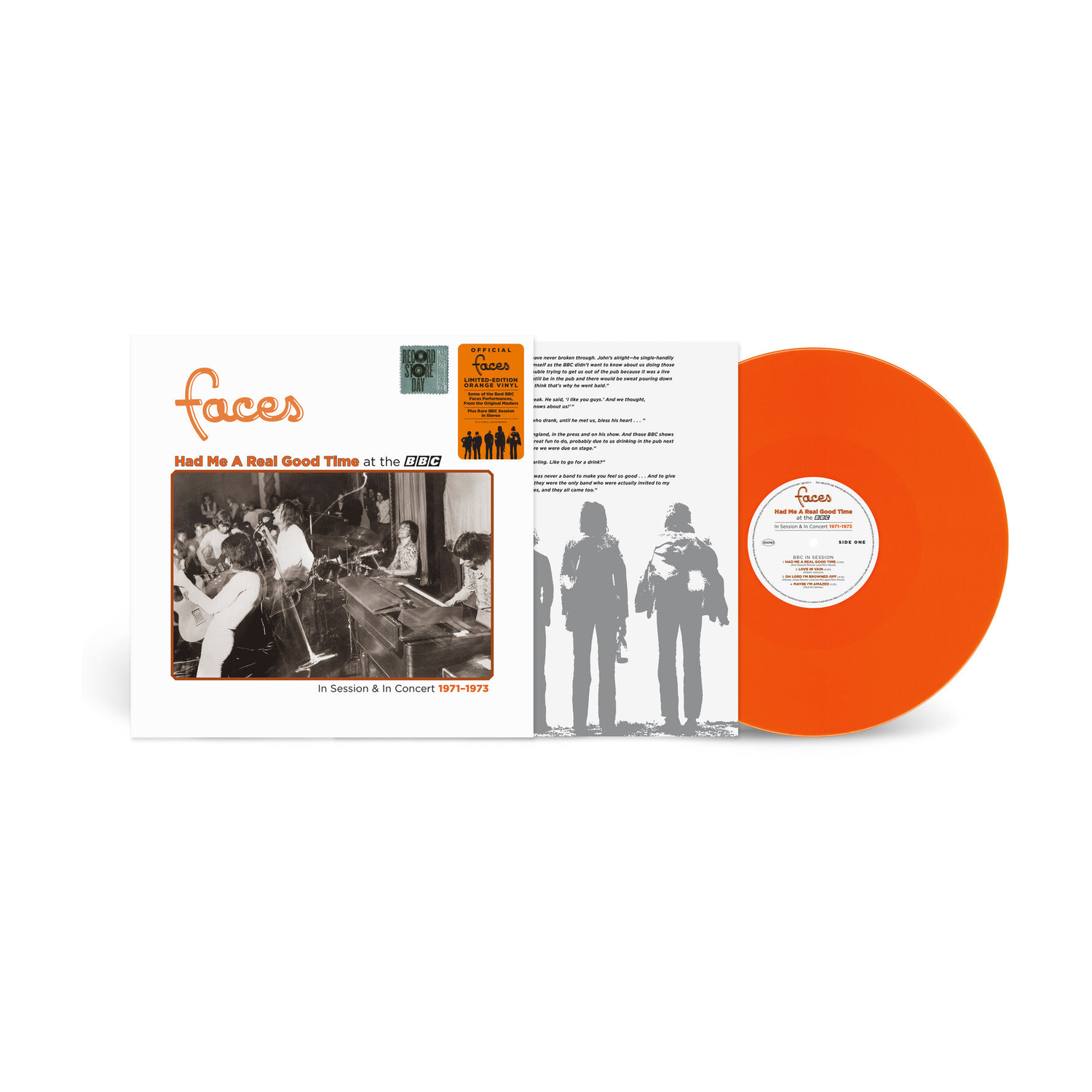 Faces - Had Me A Real Good Time With Faces! In Session & Live at BBC 1971-73 (Orange Vinyl)