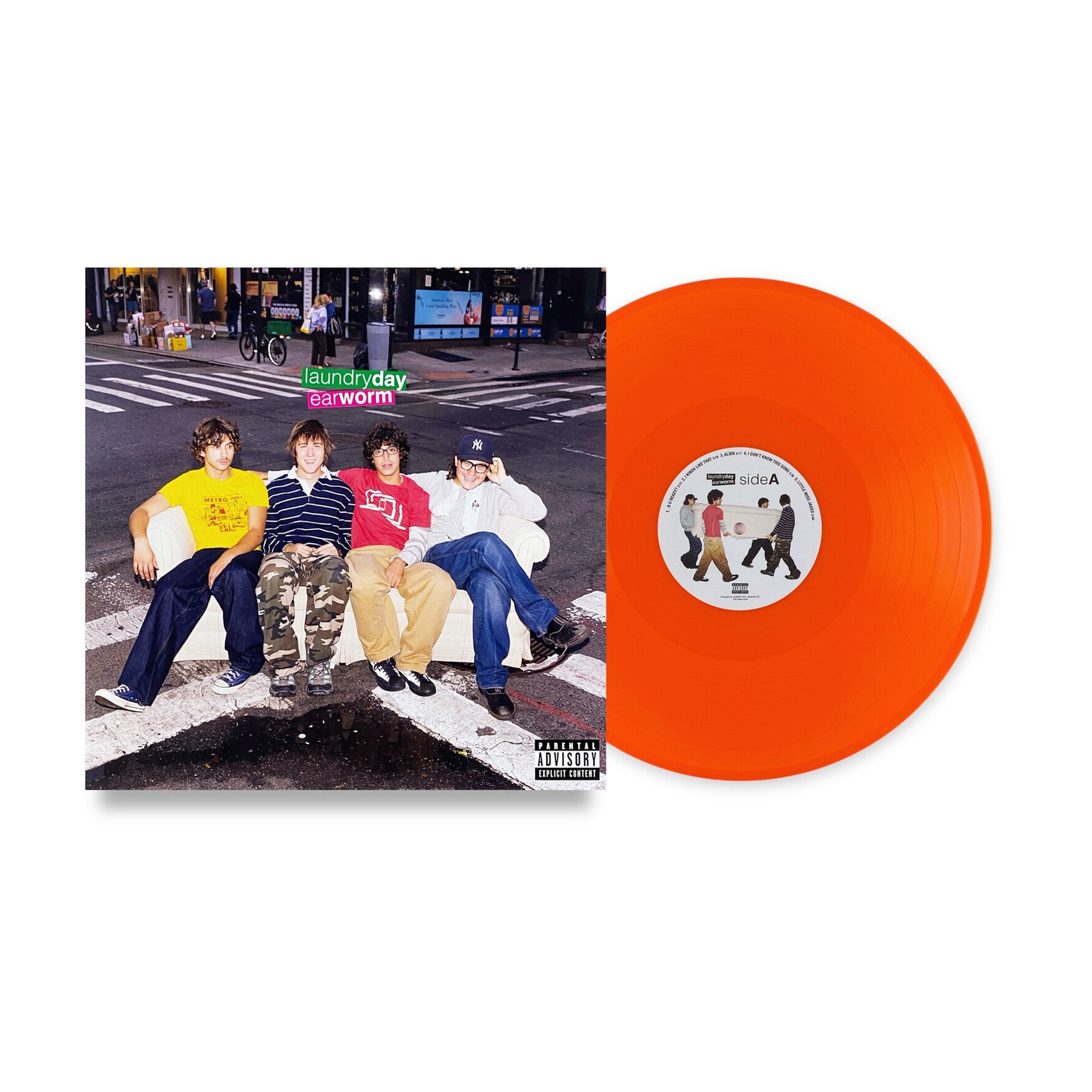 Laundry day - Earworm - Neon Orange (Orange Vinyl)