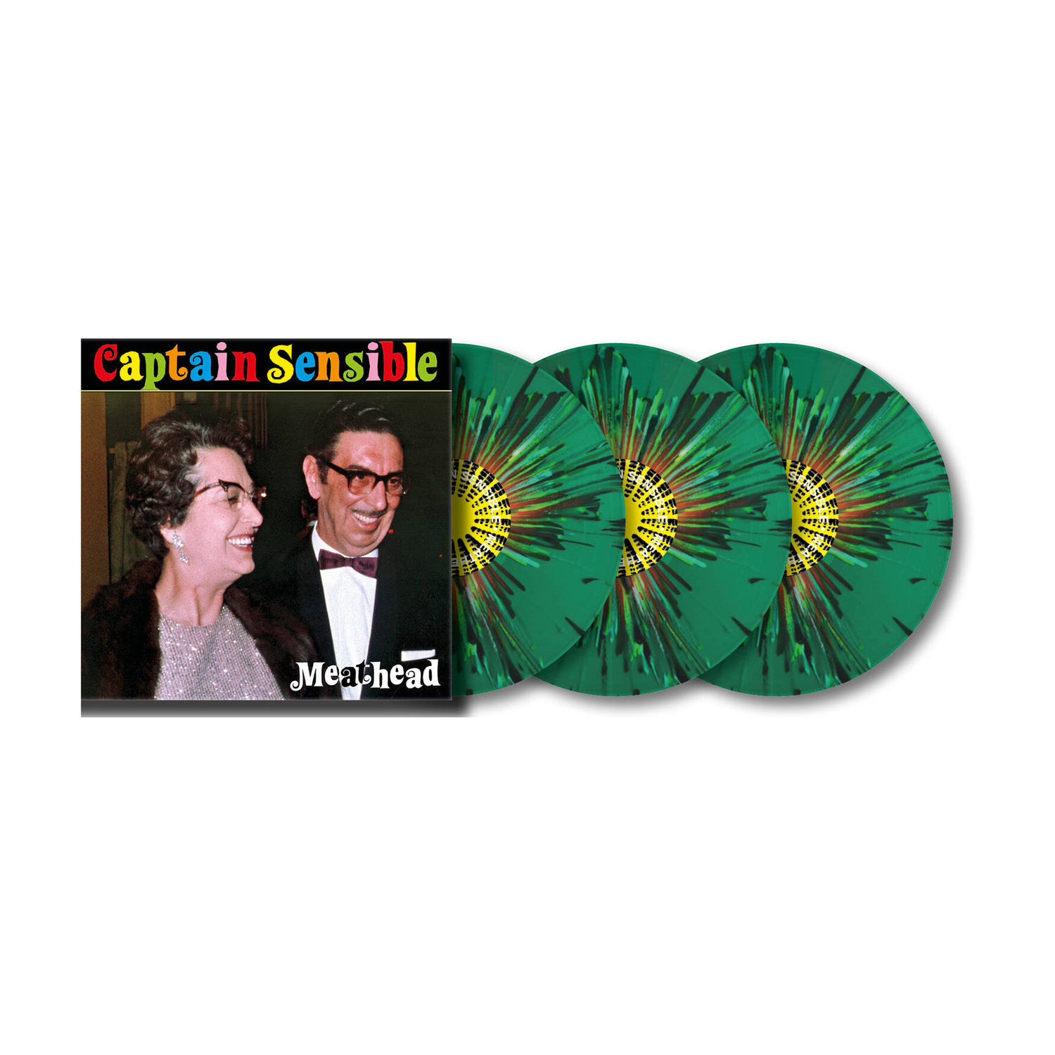 Captain Sensible - Meathead 3xLP (Green Vinyl)