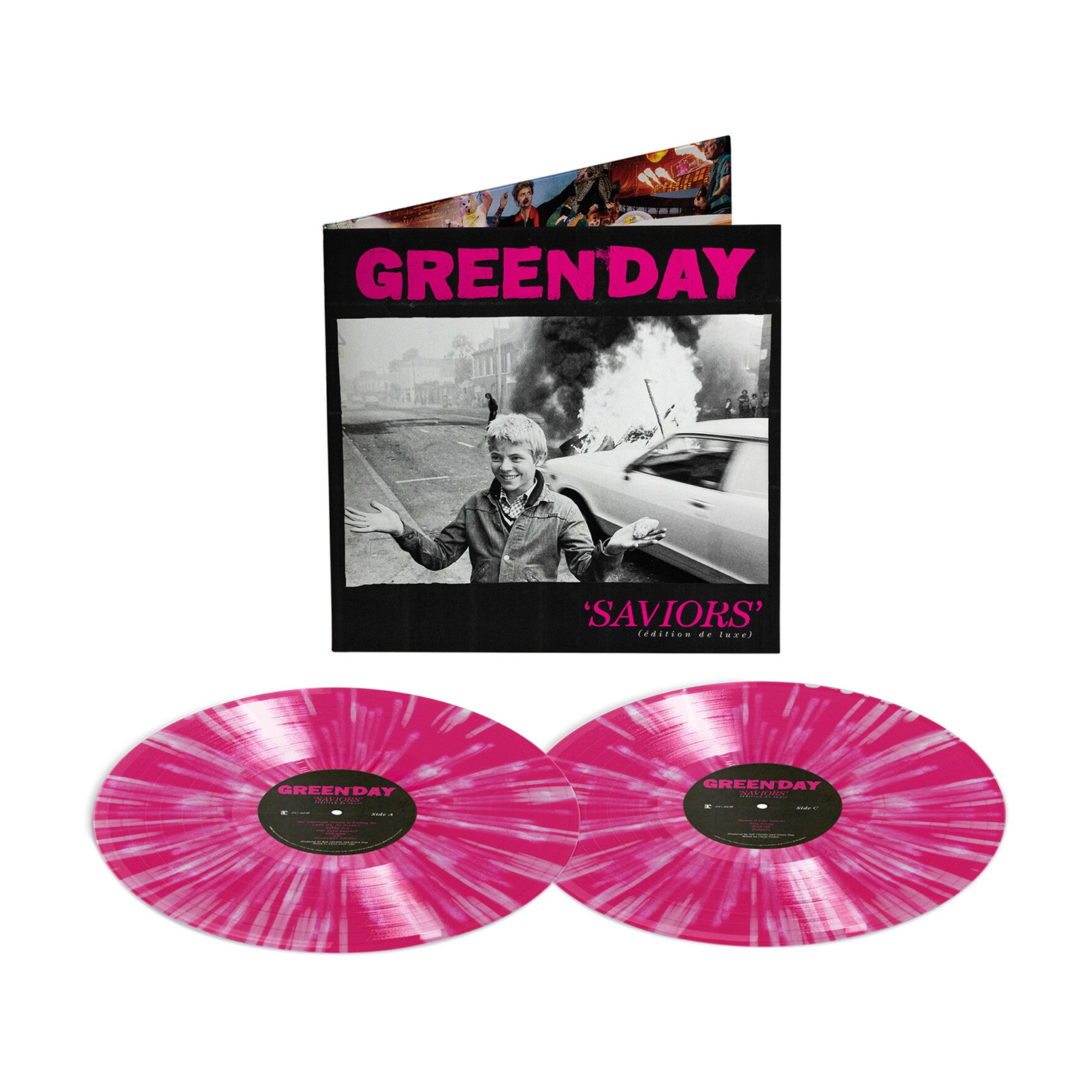 Green Day - Saviors (édition de luxe) 2xLP (Pink Vinyl)