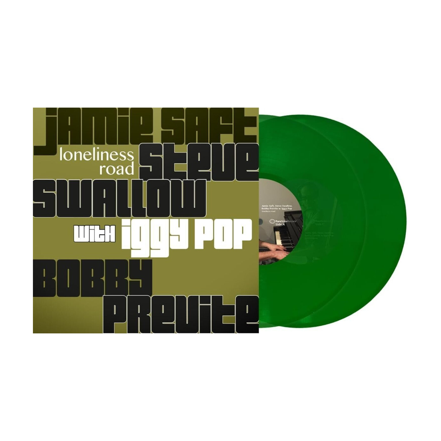 Jamie Saft / Steve Swallow / Bobby Previte - Loneliness Road - Transparent Green Colored Vinyl 2xLP (Green Vinyl)