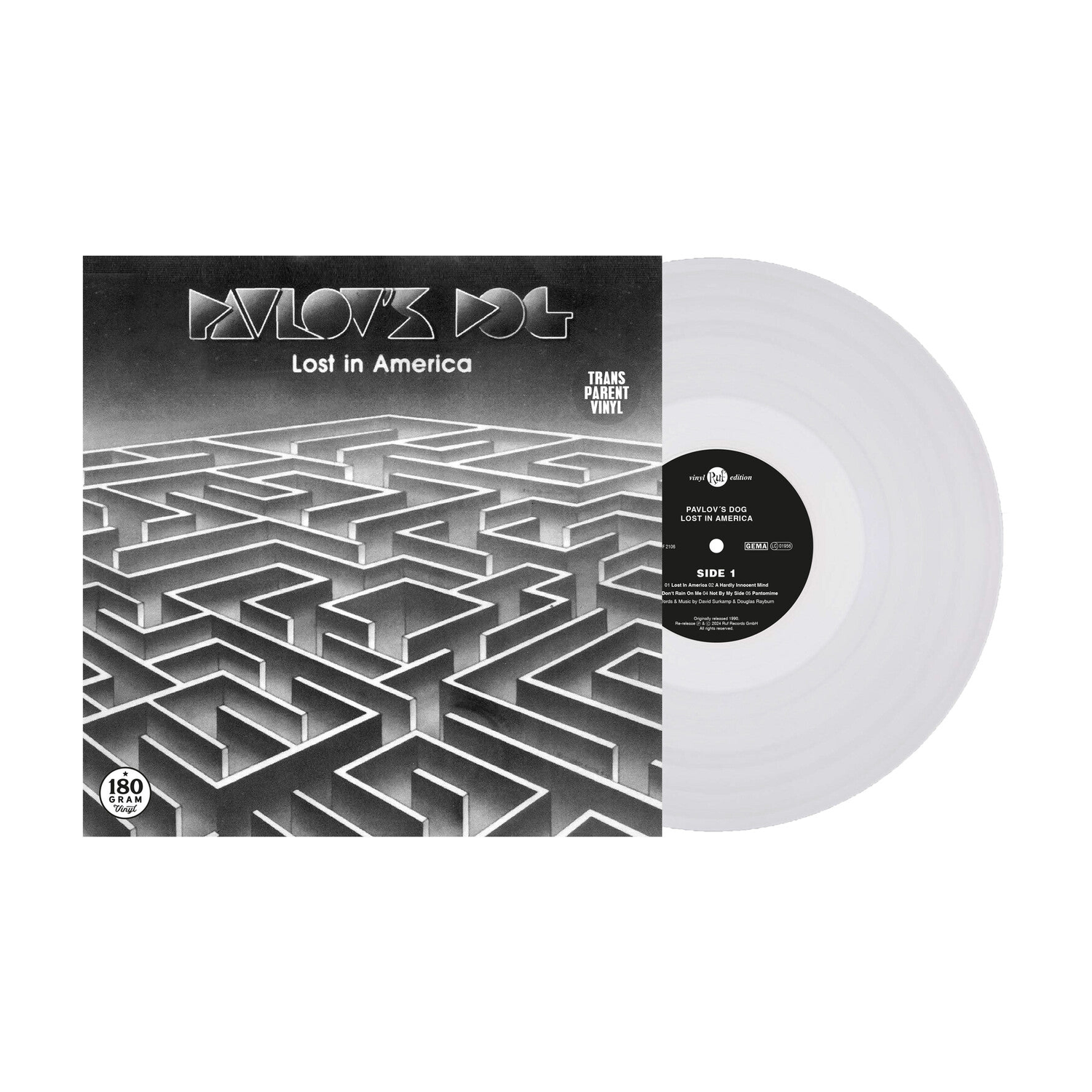 Pavlov's Dog - Lost in America (Clear Vinyl)