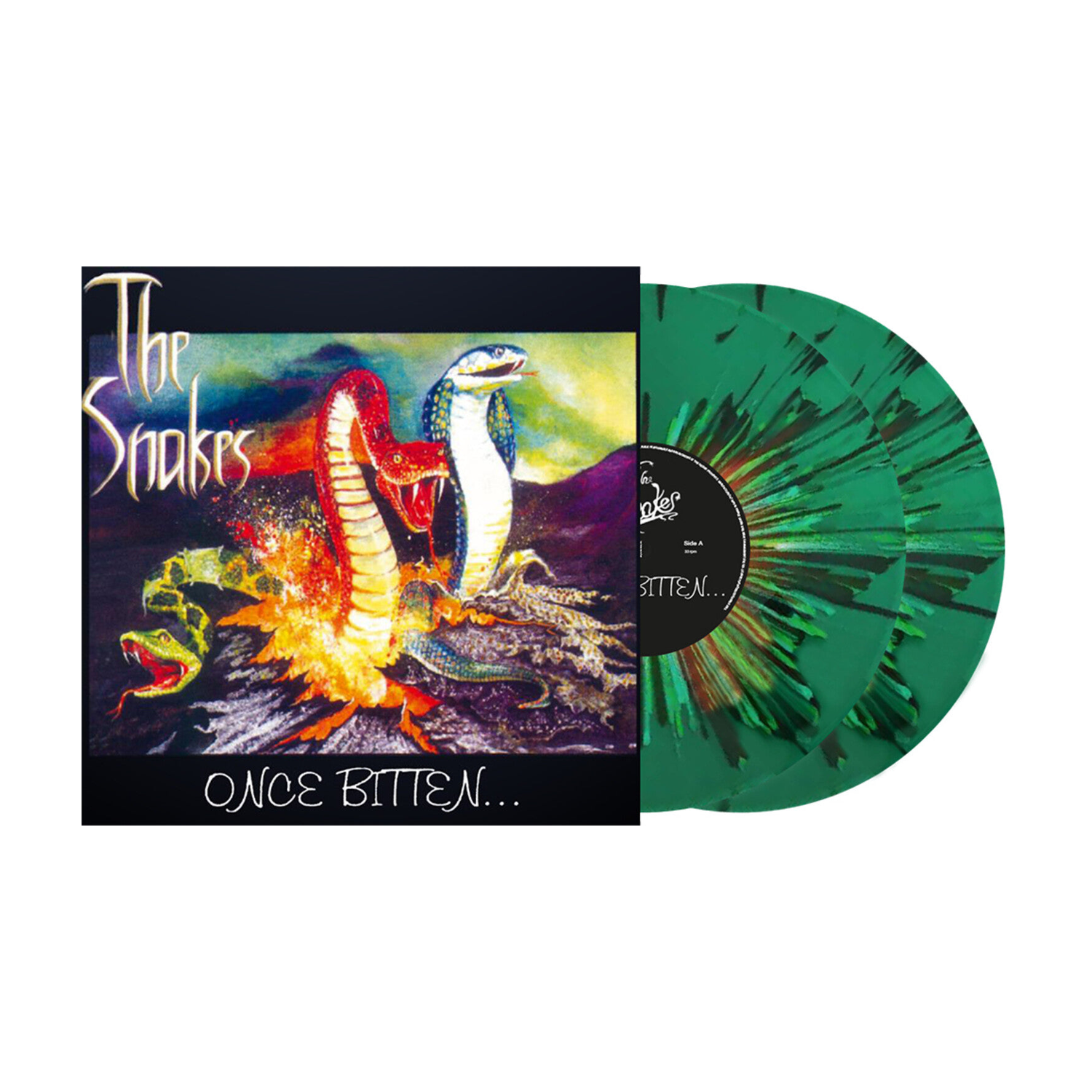 Snakes - Once Bitten... - Limited Splatter Green Vinyl 2xLP (Green Vinyl)