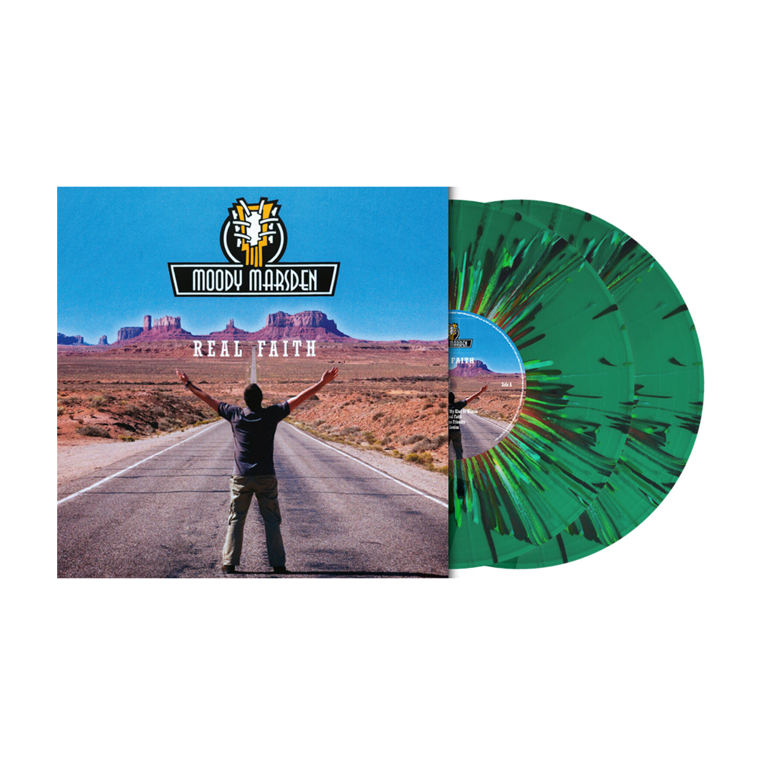 Moody Marsden - Real Faith - Alliance Exclusive Splatter Vinyl 2xLP (Splatter Vinyl)