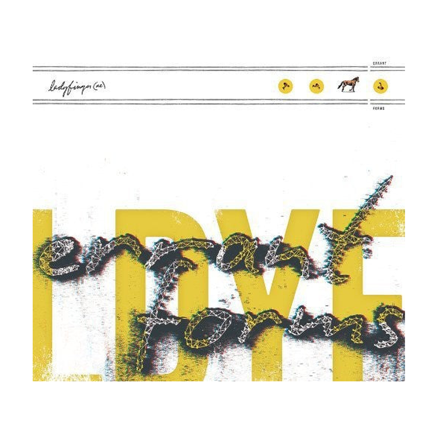 Ladyfinger (ne) - Errant Forms 2xLP (Clear Vinyl)