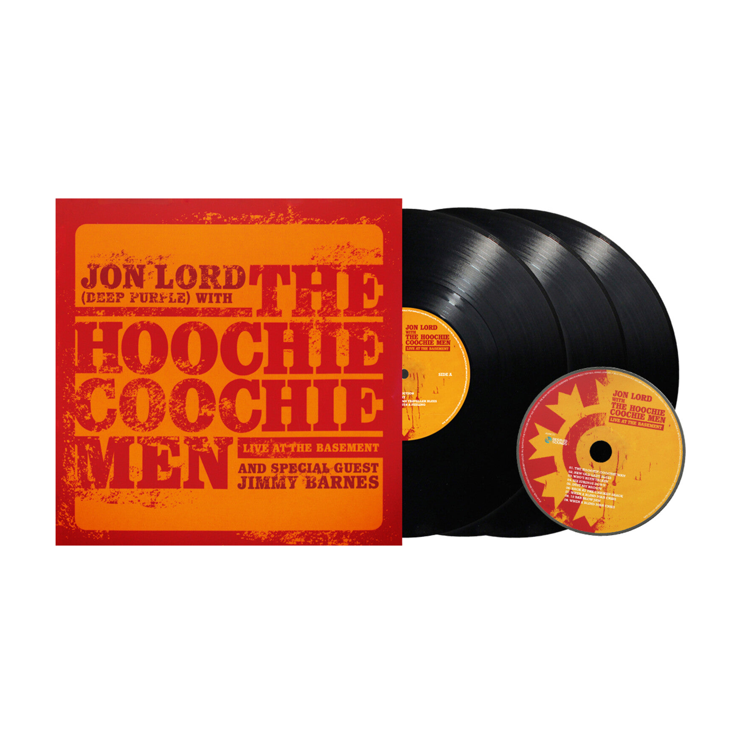 Jon Lord / Hoochie Coochie Men / Jimmy Barnes - Live At The Basement - incl. CD 2xLP