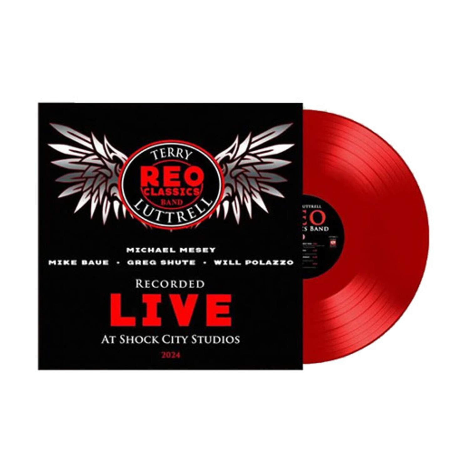 Reo Classics Band / Terry Luttrell - Recorded Live At Shock City Studios 2024 (Red Vinyl)