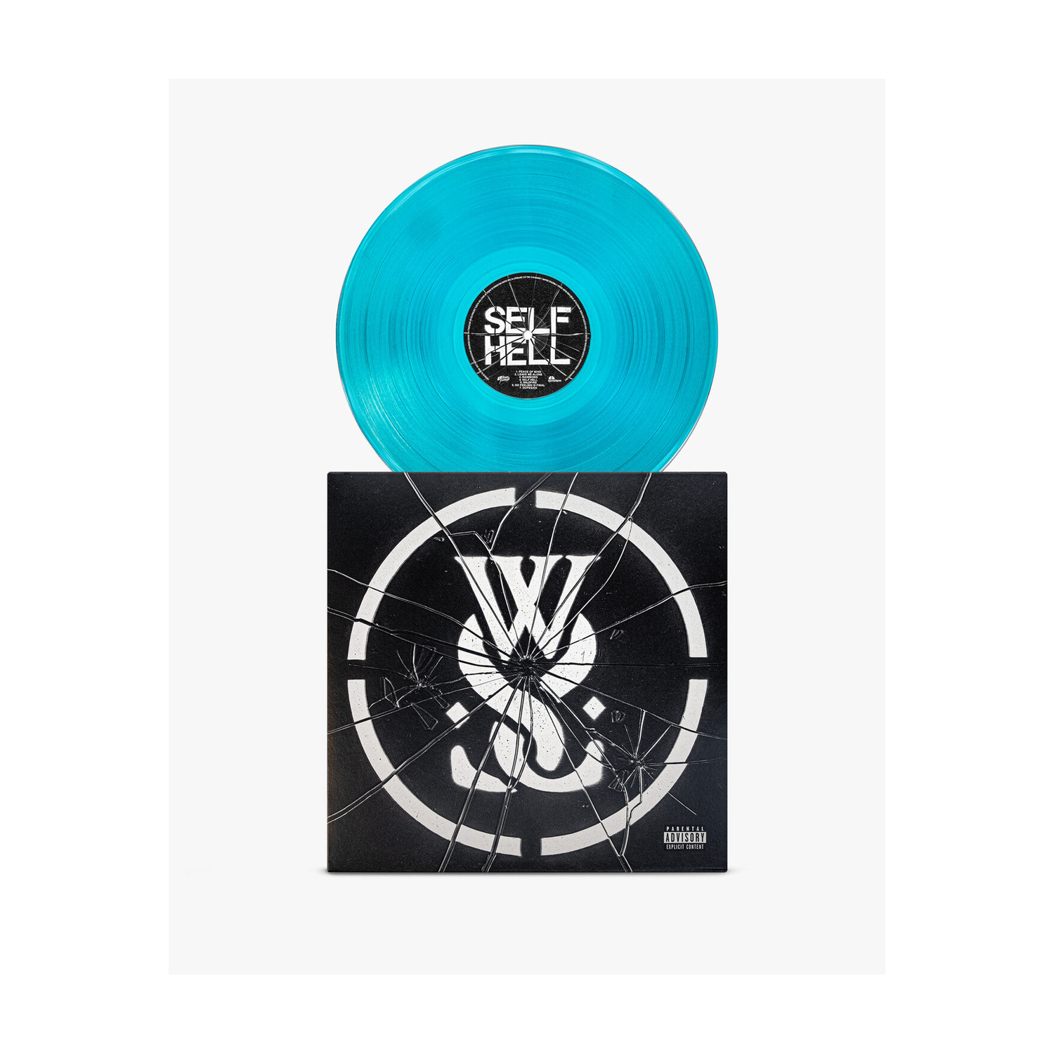 While She Sleeps - SELF HELL - Curacao Blue Transparent (Blue Vinyl)