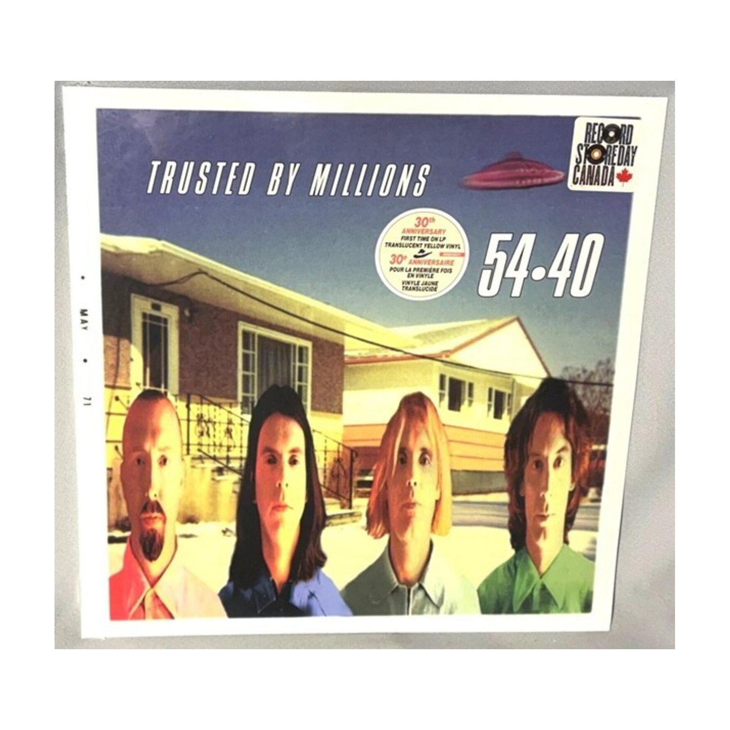 54-40 - Trusted By Millions - Limited Translucent Yellow Colored Vinyl (Yellow Vinyl)
