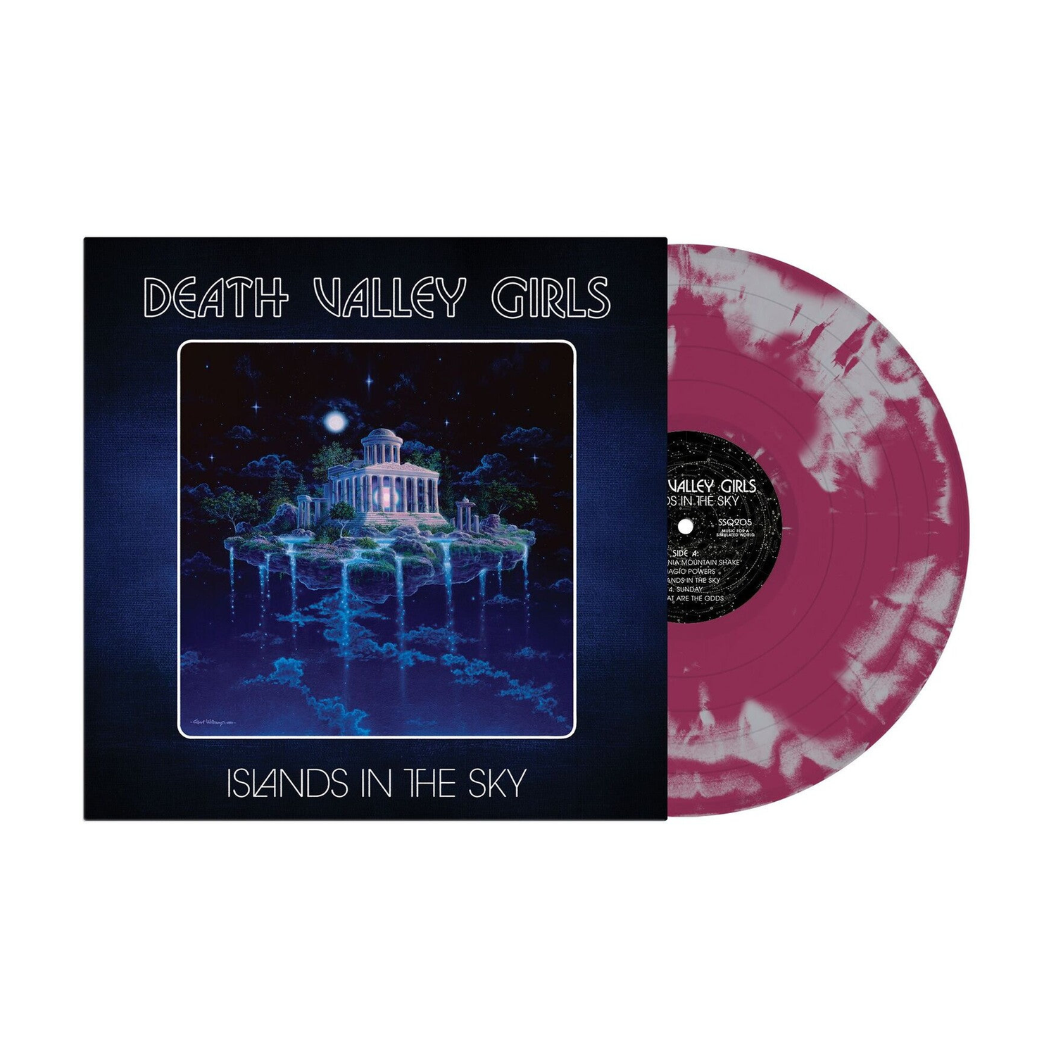 Death Valley Girls - Islands In The Sky - Grimace Purple W/silver (Purple Vinyl)