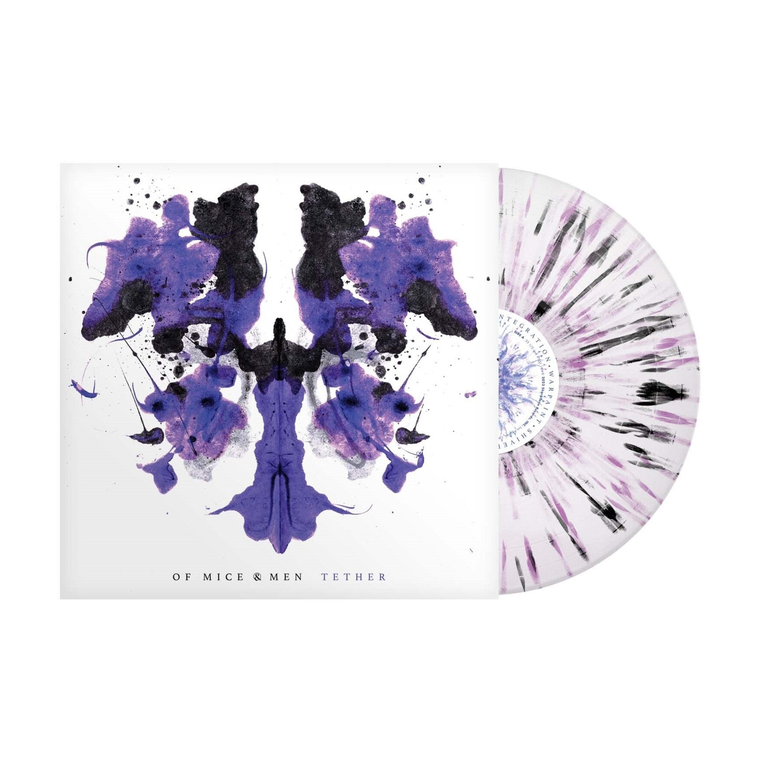 Of Mice & Men - Tether (White Purple Black Splatter Vinyl)