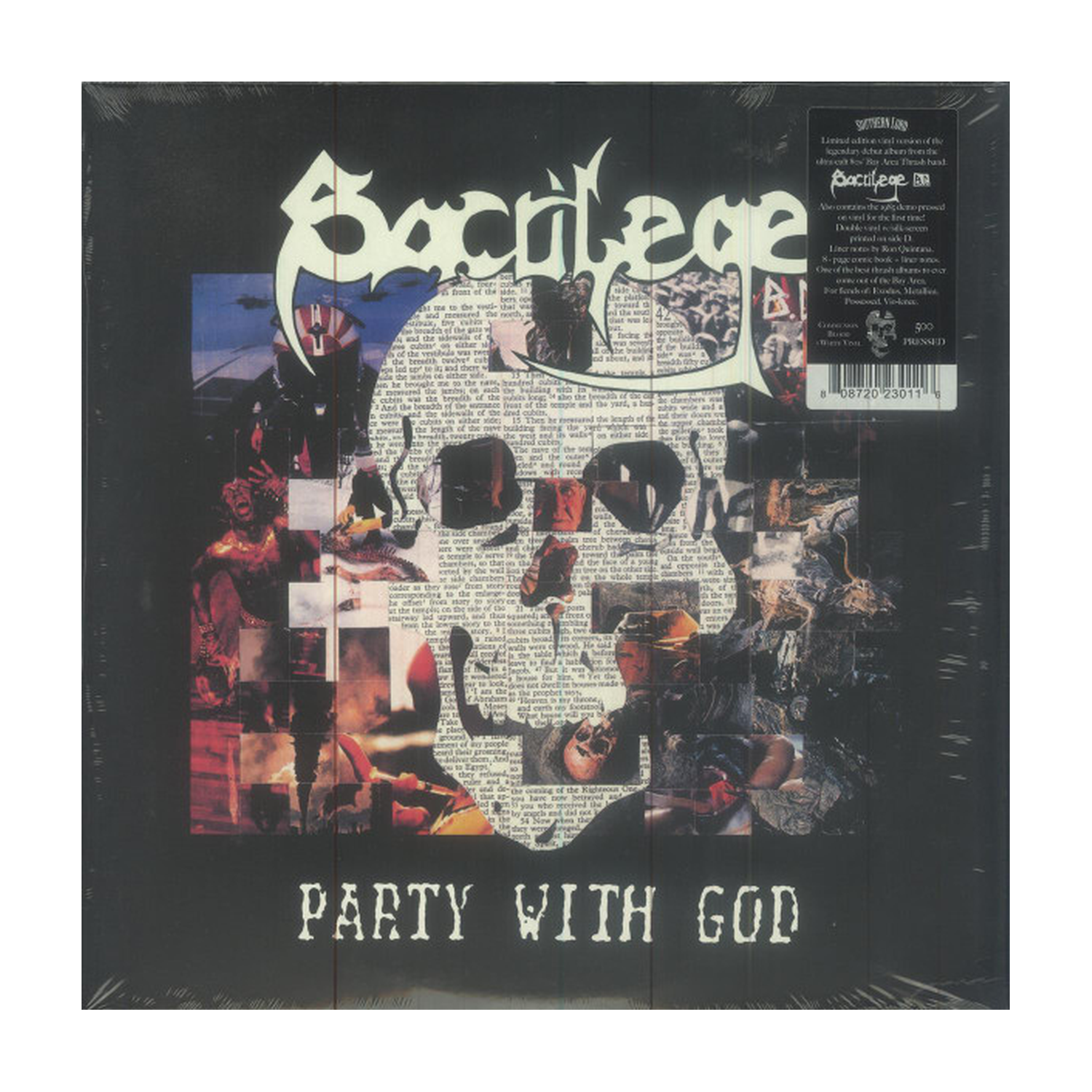 Sacrilege BC - Party With God + 1985 Demo 2xLP (Red White Vinyl)