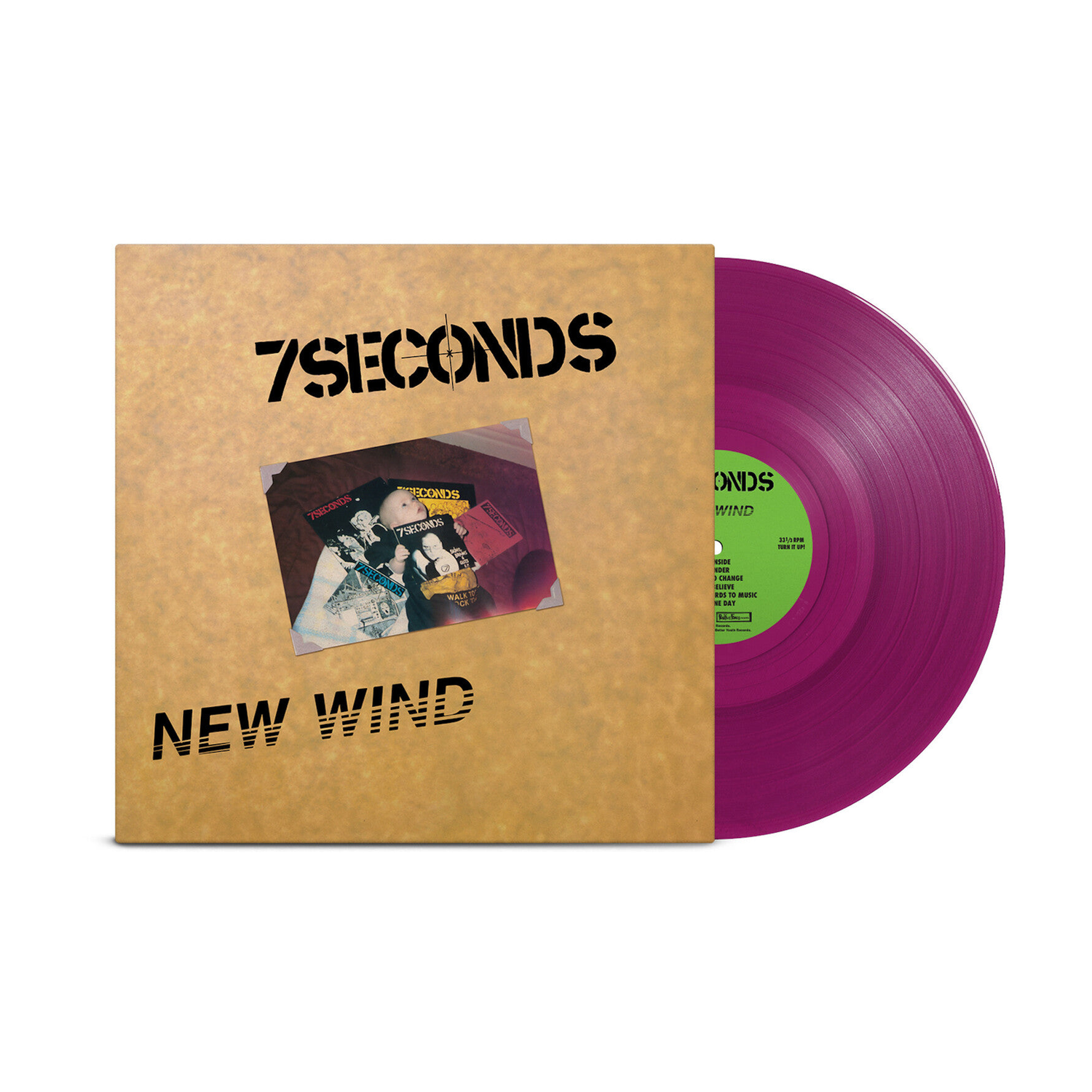 7Seconds - New Wind / Change In My Head 2xLP (Purple Vinyl)
