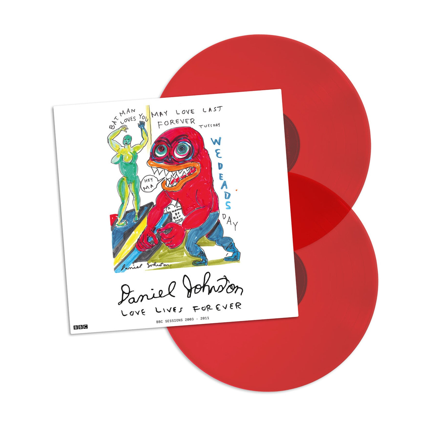 Daniel Johnston - Love Lives Forever - BBC Sessions 2003-2011 2xLP (Red Vinyl)