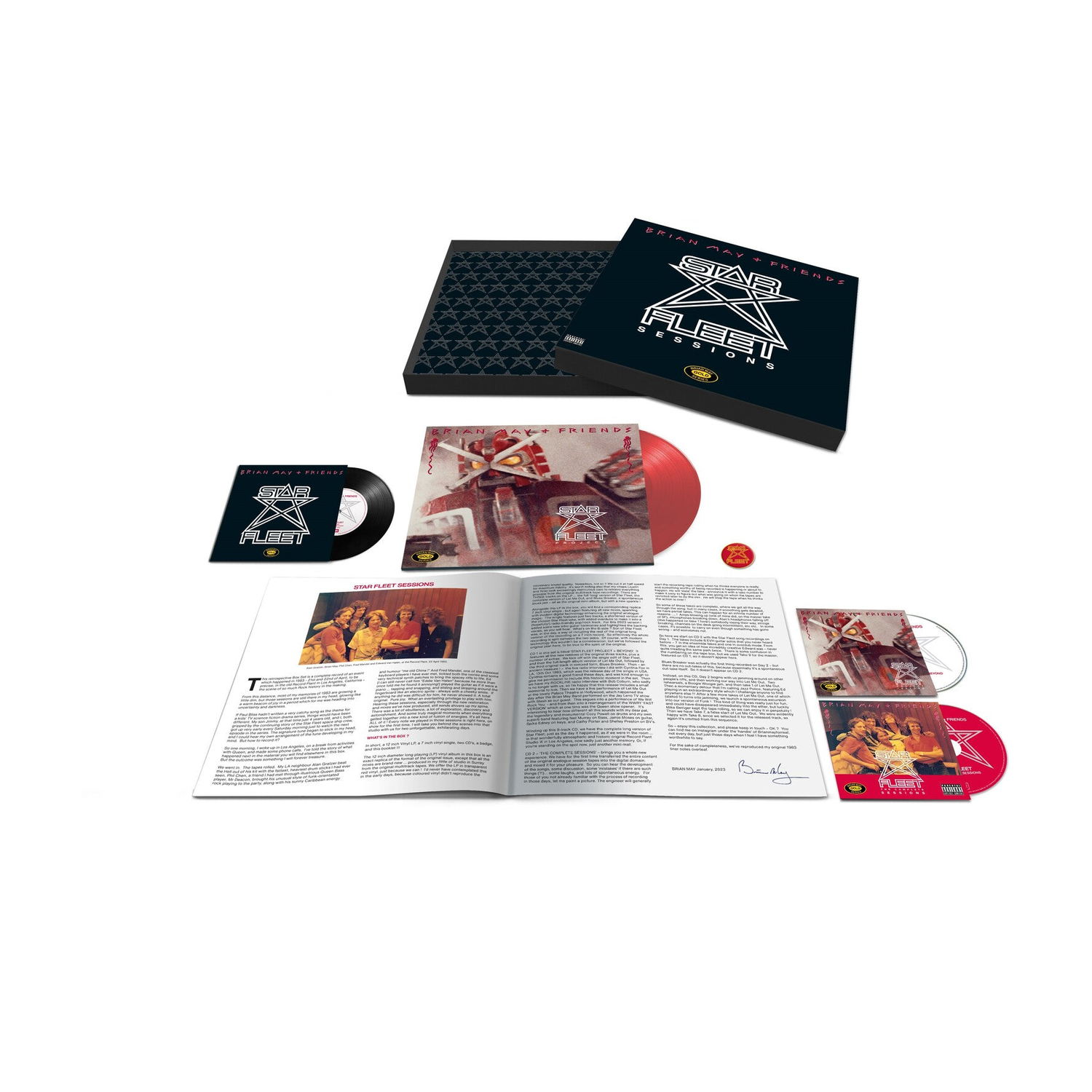 Brian May & Friends - Star Fleet Sessions 4xLP (Red Vinyl)