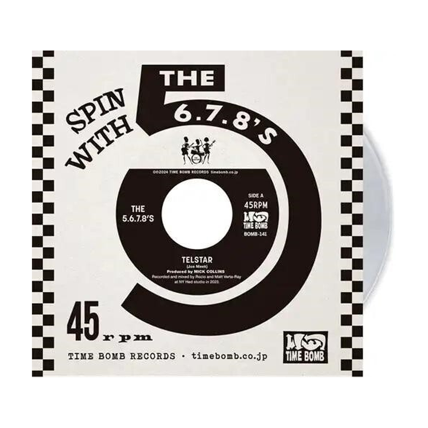 5.6.7.8.'s - Telstar / Radium Girls (Clear Vinyl)