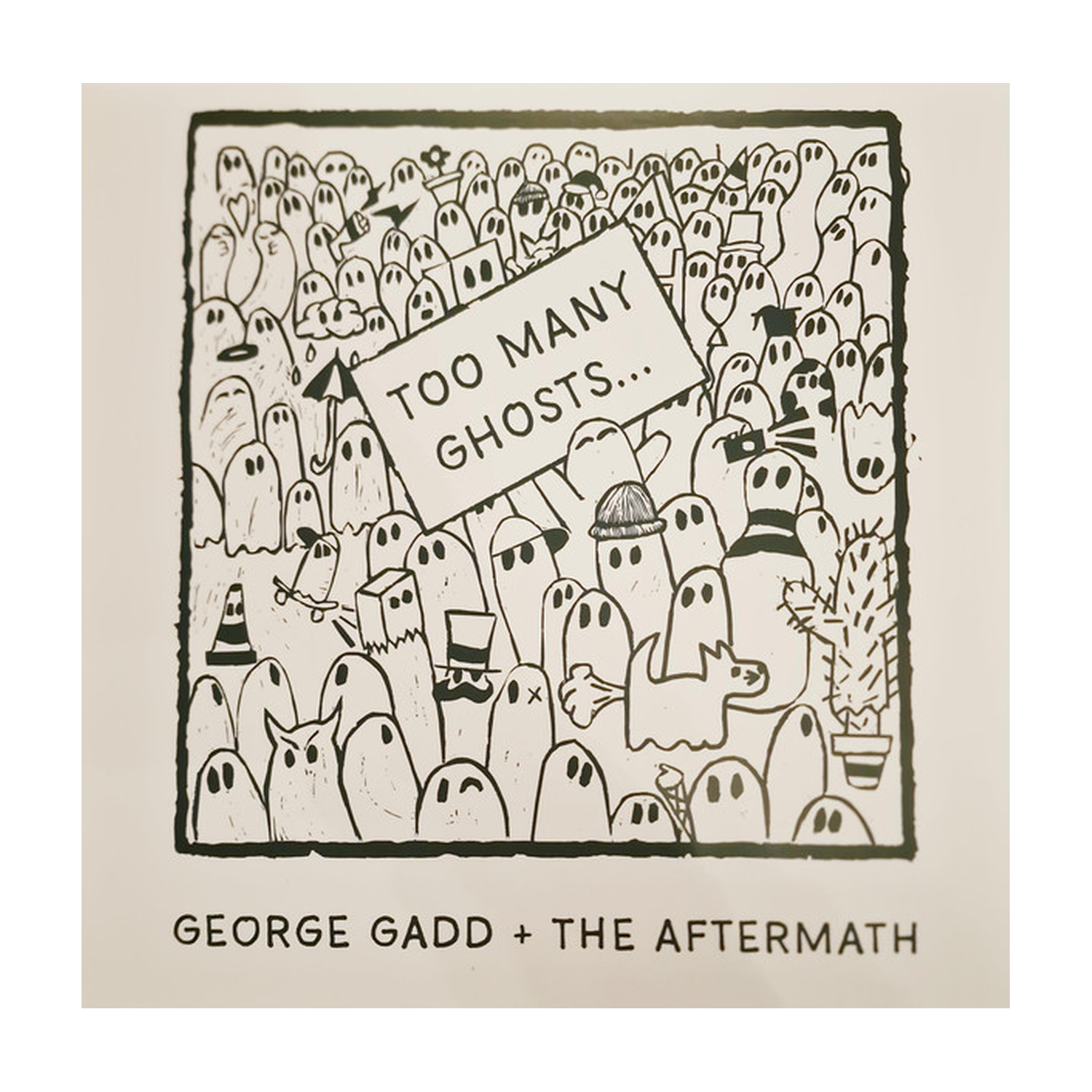 Gaddgeorge & the Aftermath - Too Many Ghosts - Black & White Colored Vinyl