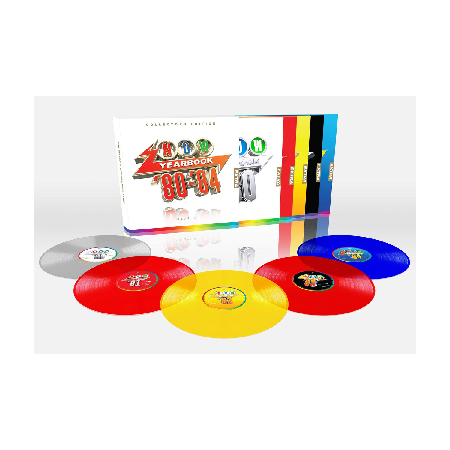 Various Artists - Now Yearbook 1980-1984: Vinyl Extra Vol. 2 / Various - Colored Vinyl Boxset 5xLP