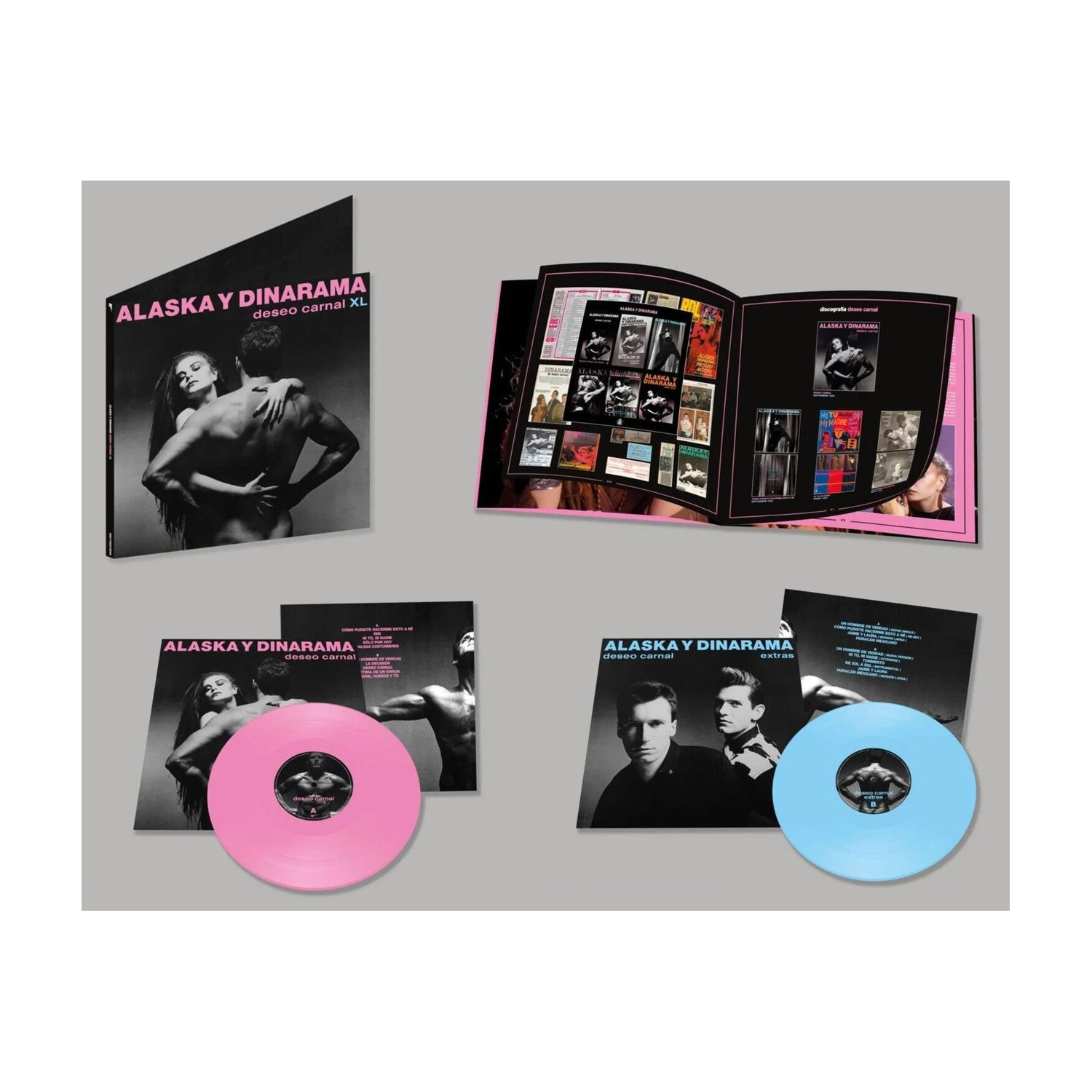 Alaska Y Dinarama - Deseo Carnal - Pink & Blue Vinyl 2xLP (Blue Vinyl)