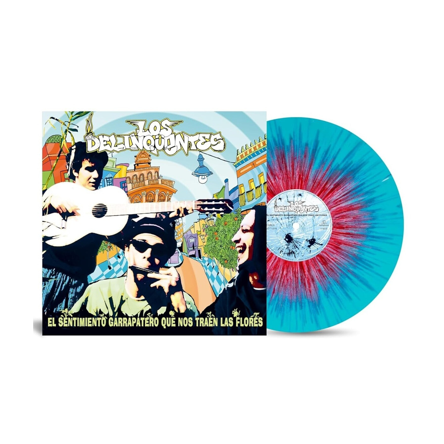Los Delinquentes - El Sentimiento Garrapatero Que Nos Traen Las Flores (Blue Vinyl)