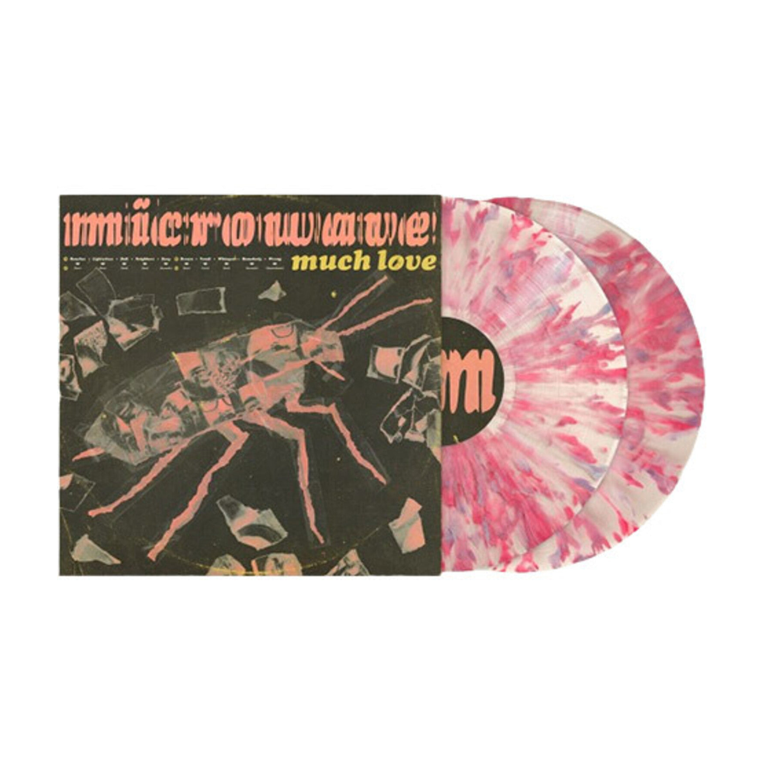 Microwave - Much Love - Clear Pink Swirl Vinyl ) 2xLP (Clear Vinyl)