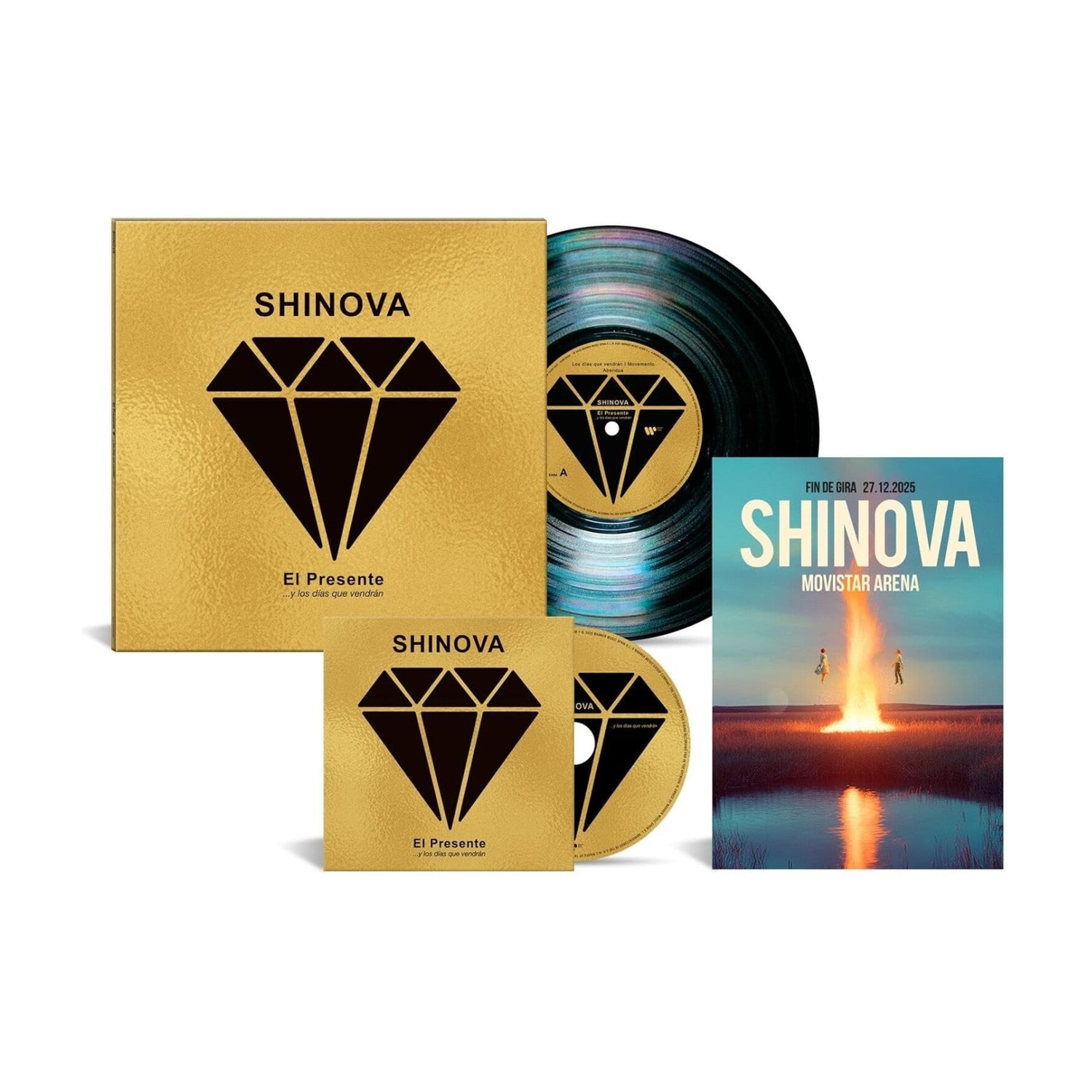 Shinova - El Presente... Y Los Dias Que Vendran (10-Inch + CD + Signed Postcard) 2xLP (Limited Edition)