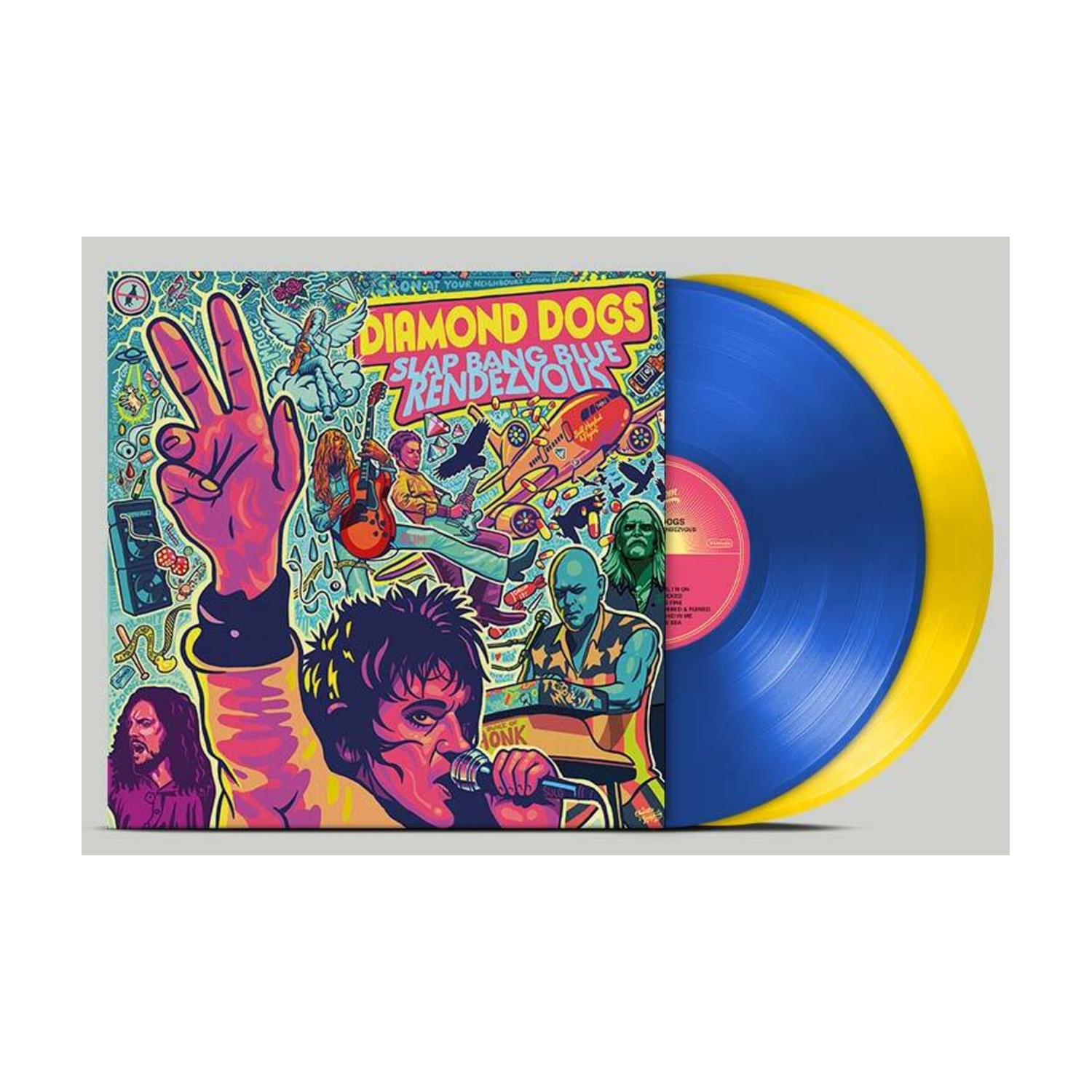 Diamond Dogs - Slap Bang Blue Rendezvous 2xLP (Blue Vinyl)
