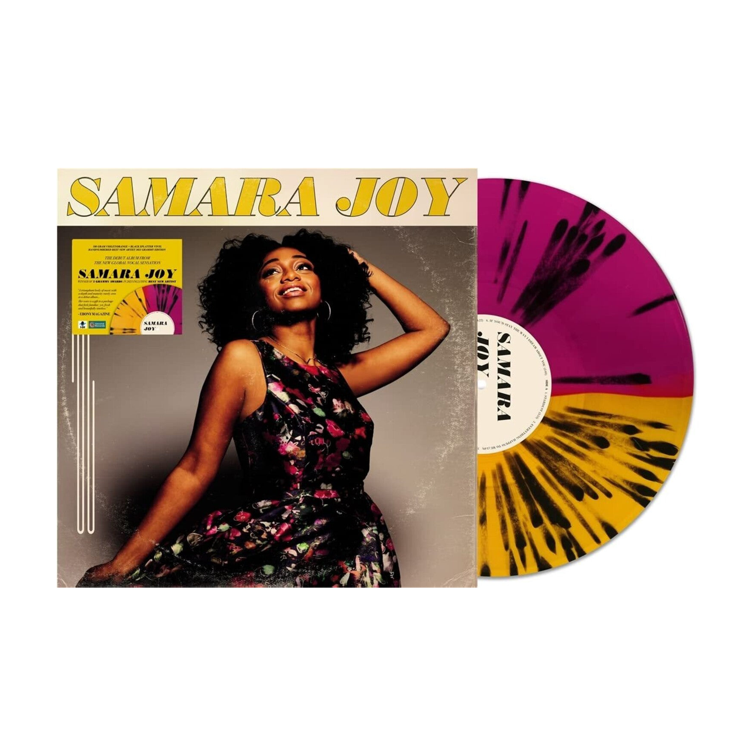 Samara Joy - Deluxe Edition on Violent, Orange & Black Splatter Colored Vinyl (Violet Vinyl)
