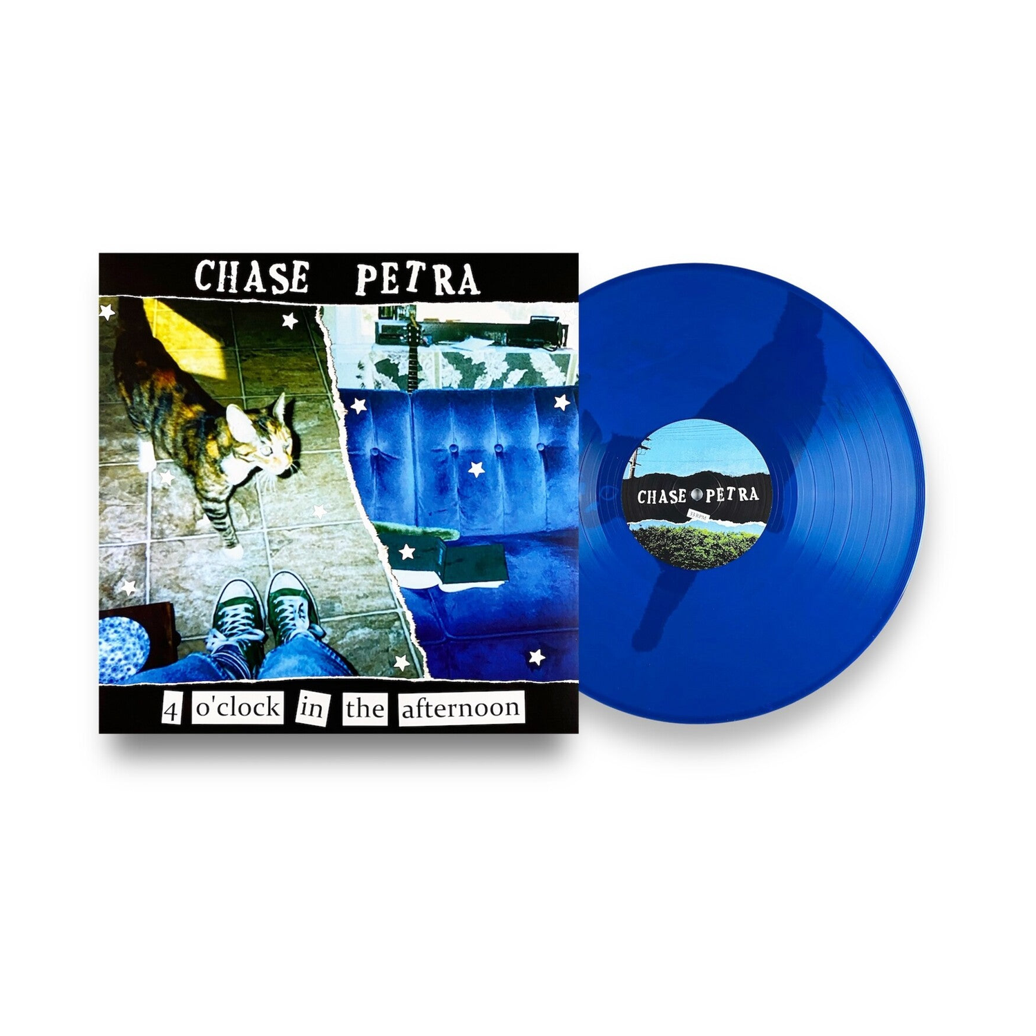 Chase Petra - 4 O'Clock in the Afternoon - Blue Marble (Blue Vinyl)