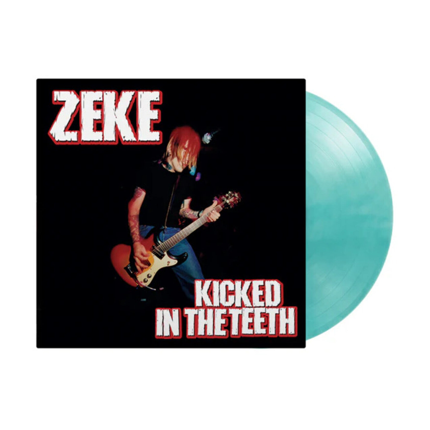 Zeke - Kicked In The Teeth - Limited 180-Gram Crystal Clear & Turquoise Marble Colored Vinyl (Clear Vinyl)