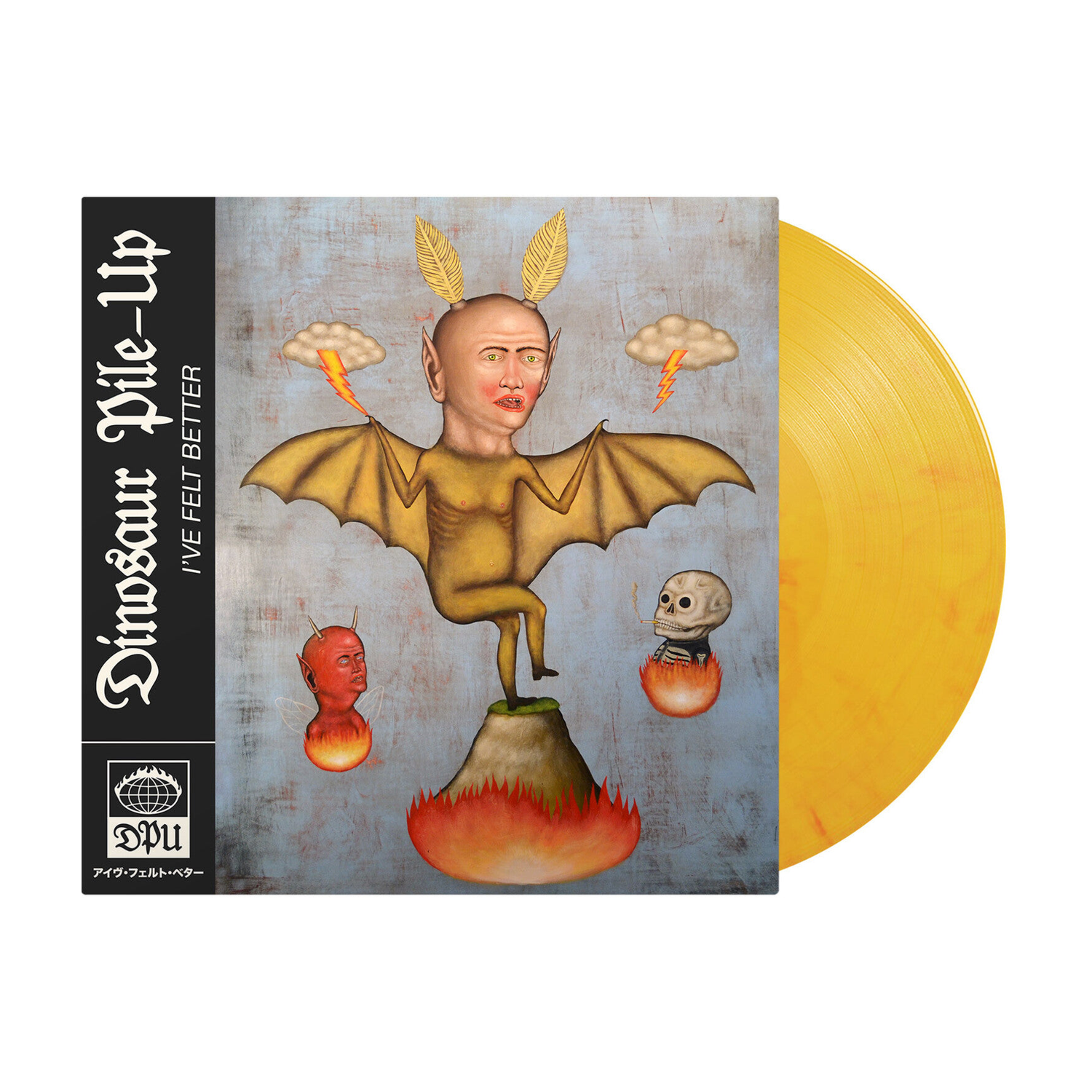 Dinosaur Pile-Up - I'Ve Felt Better - Yellow Flame Marble (Yellow Vinyl)