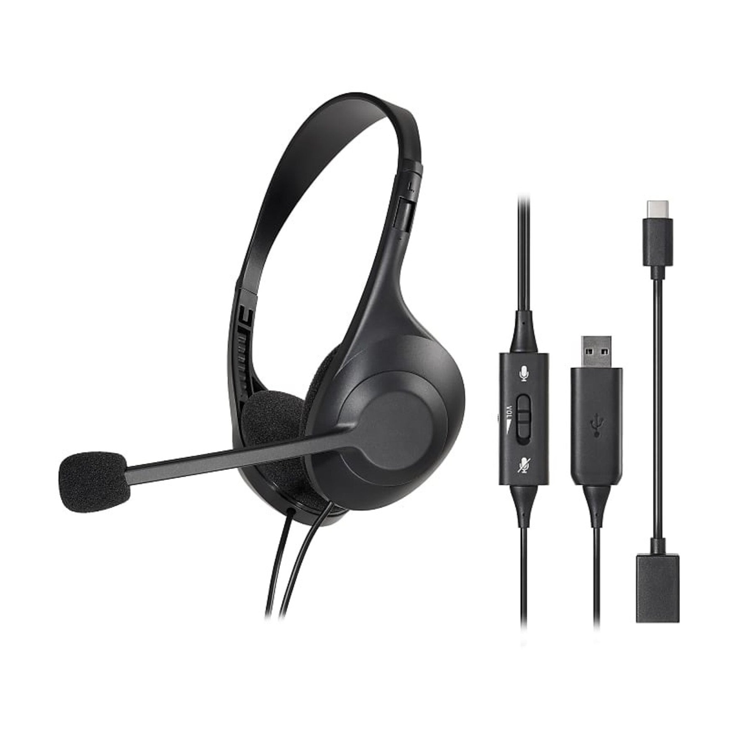 Audio Technica ATH-102USB Dual-Ear Stereo USB Computer Headset