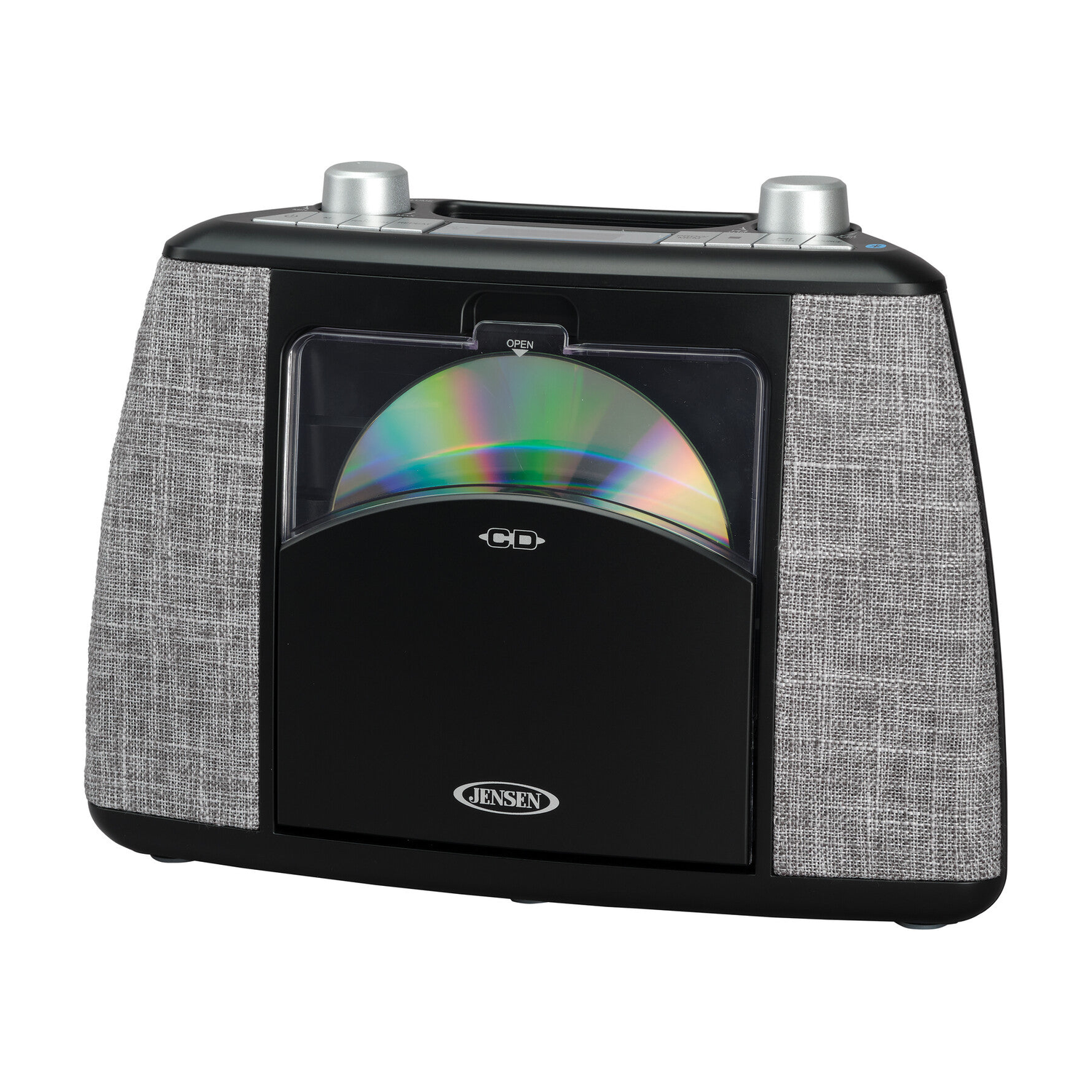 Jensen CD-565 Portable Bluetooth CD Music System FM CD Player - Speaker