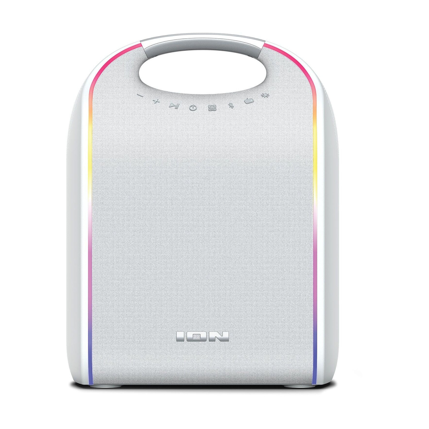 ION Audio Glow Tone Bluetooth Speaker with Immersive Sound Rechargable - IPX5 Water Resistant