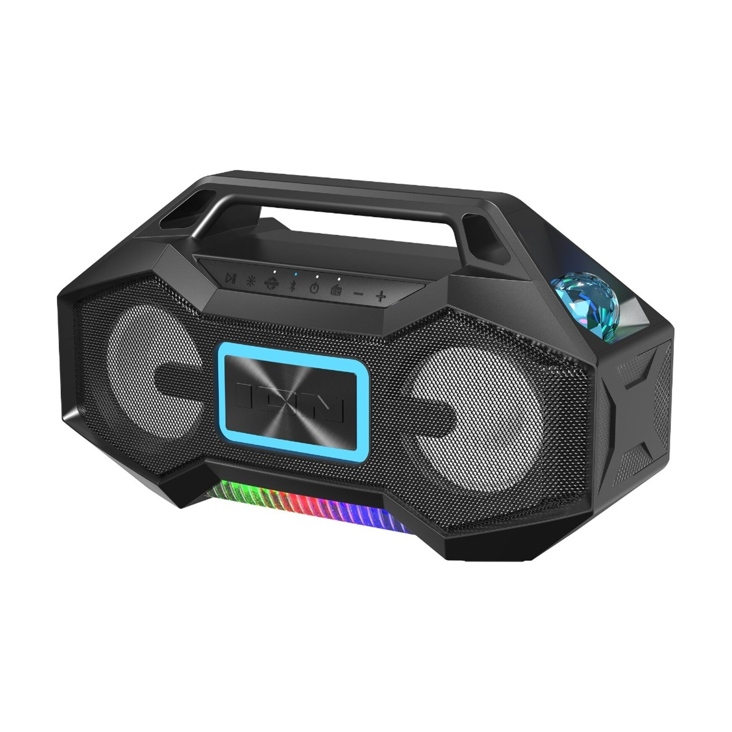 Ion iSP147 Party Rocker Go Portable Bluetooth Speaker - IPX5 - FM Radio