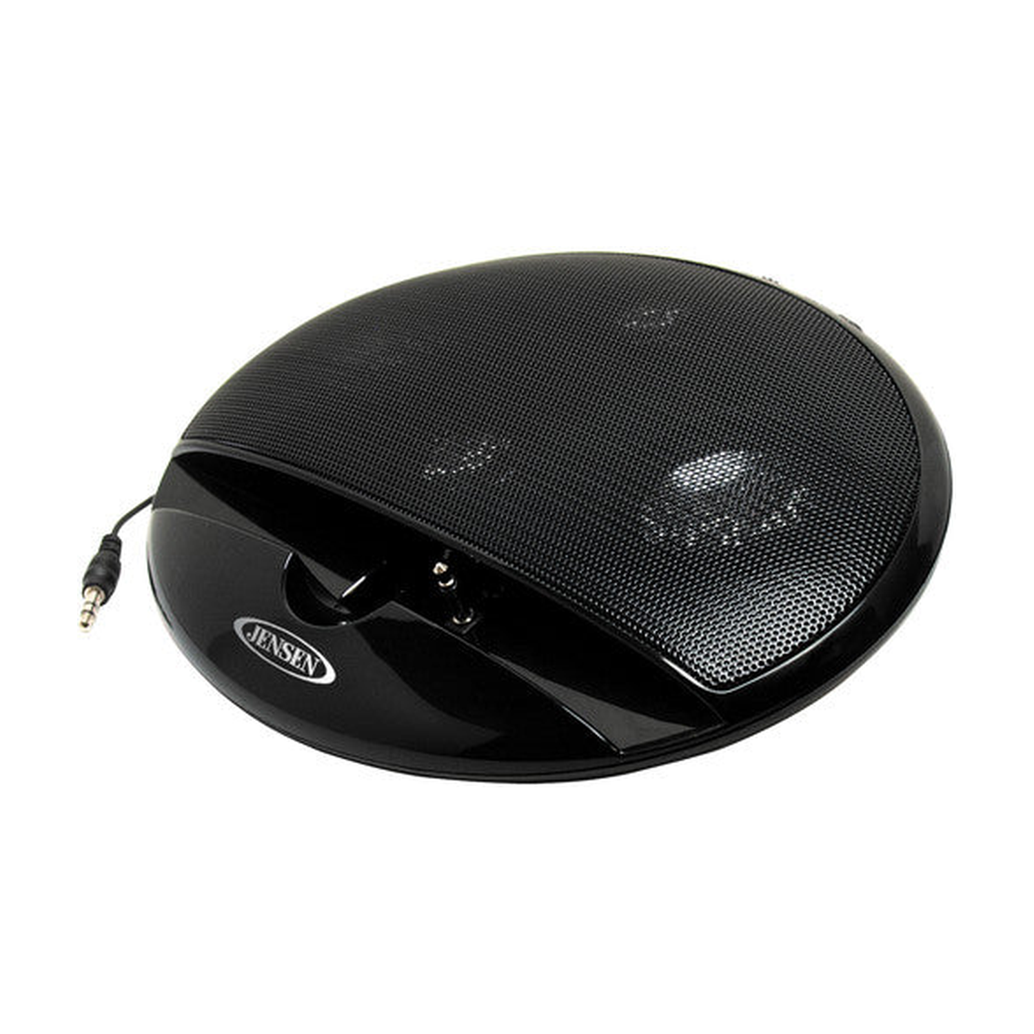 Jensen -125 Portable Stereo Speaker - Phone/Tablet Stand - Aux Input