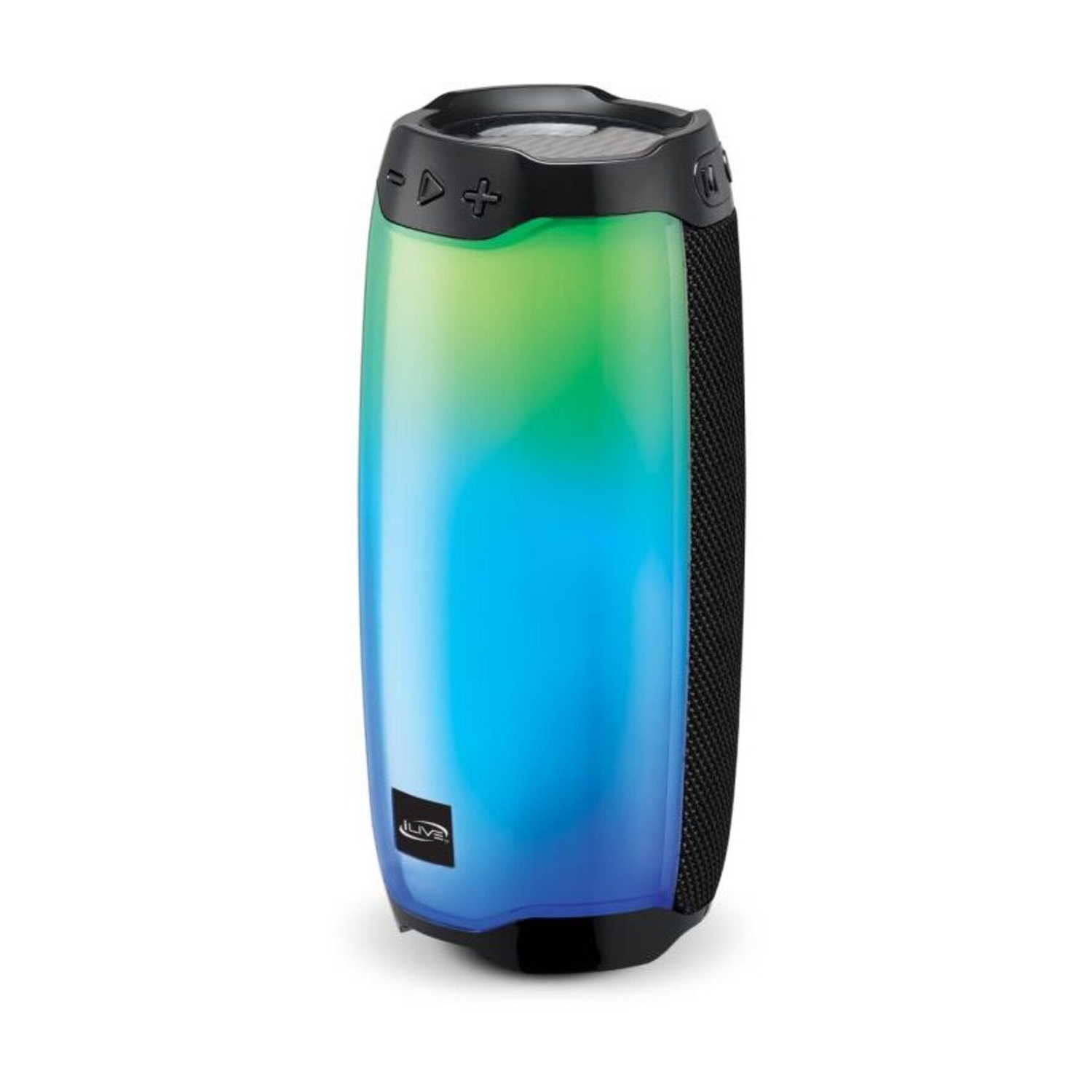 iLive ISB212BLK Bluetooth Party Speaker Rechargeable with LED Lights