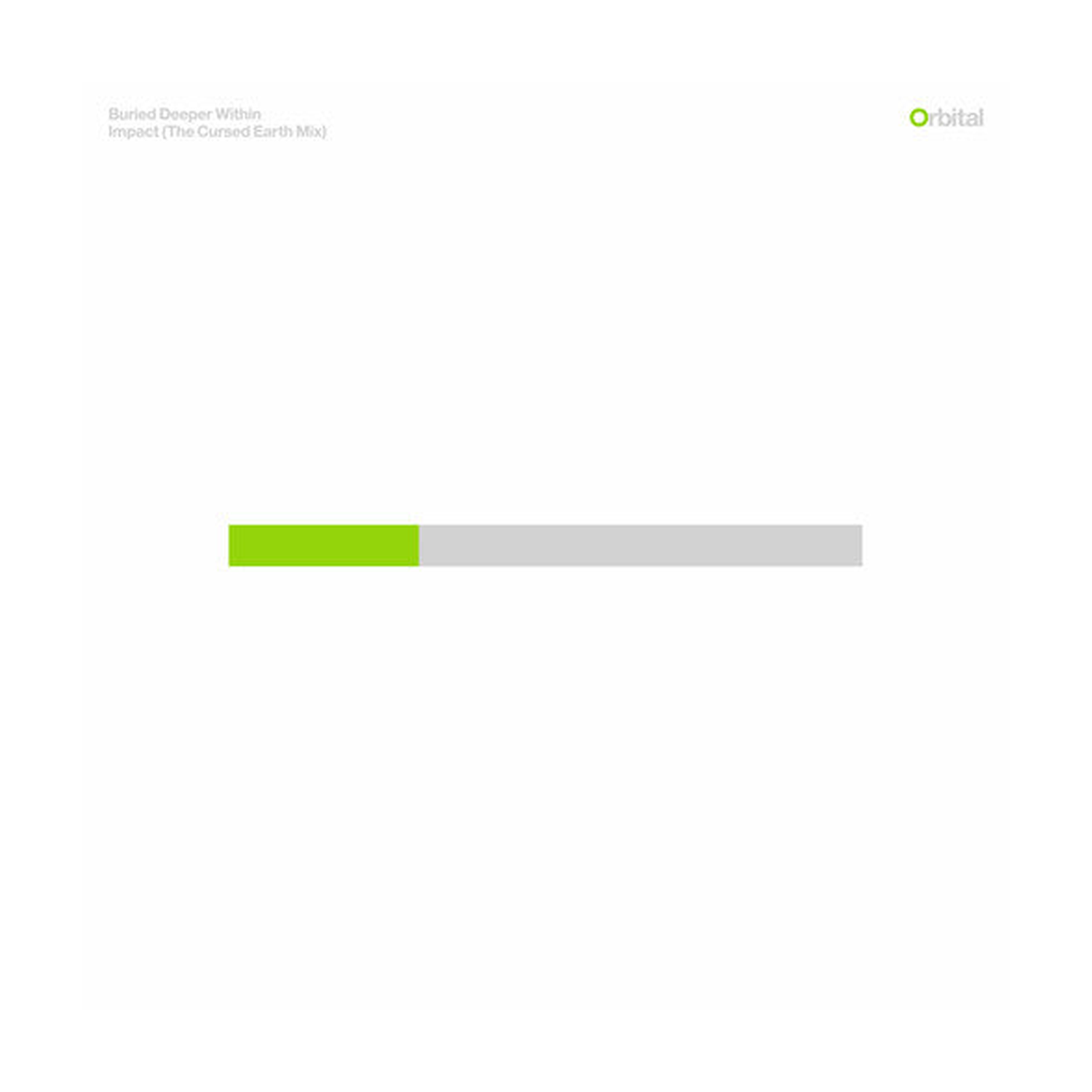 Orbital - Buried Deeper Within/impact (cursed Earth Remix) (White Vinyl)