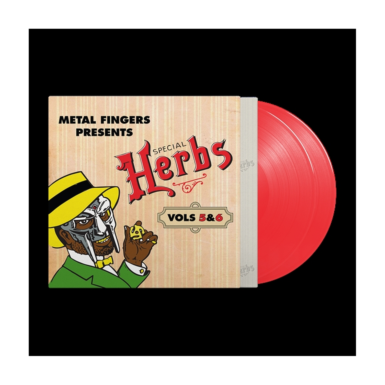 MF Doom - Metal Fingers Presents: Special Herbs Vol. 5 & 6 2xLP (Red Vinyl)